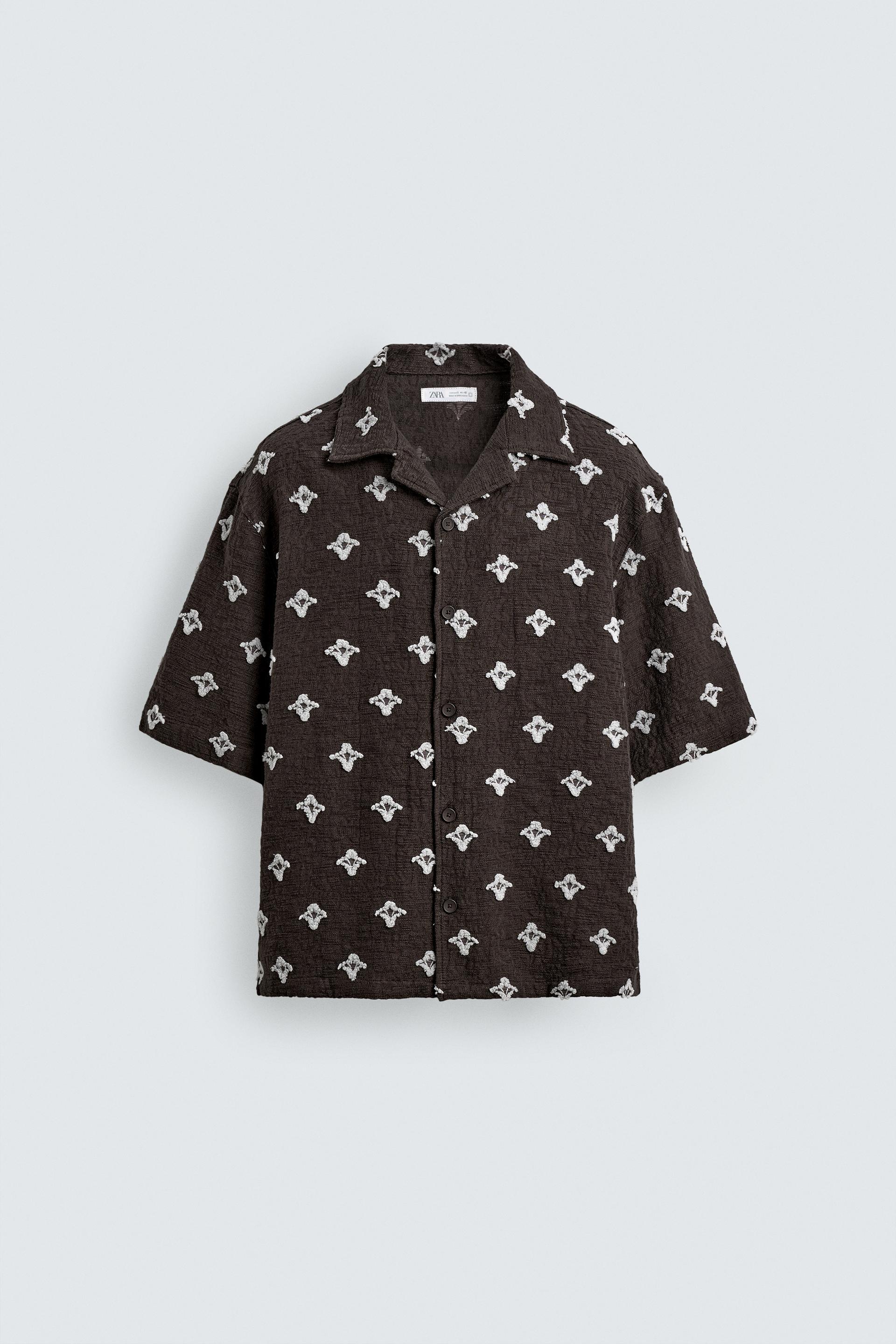 TEXTURED JACQUARD SHIRT by ZARA