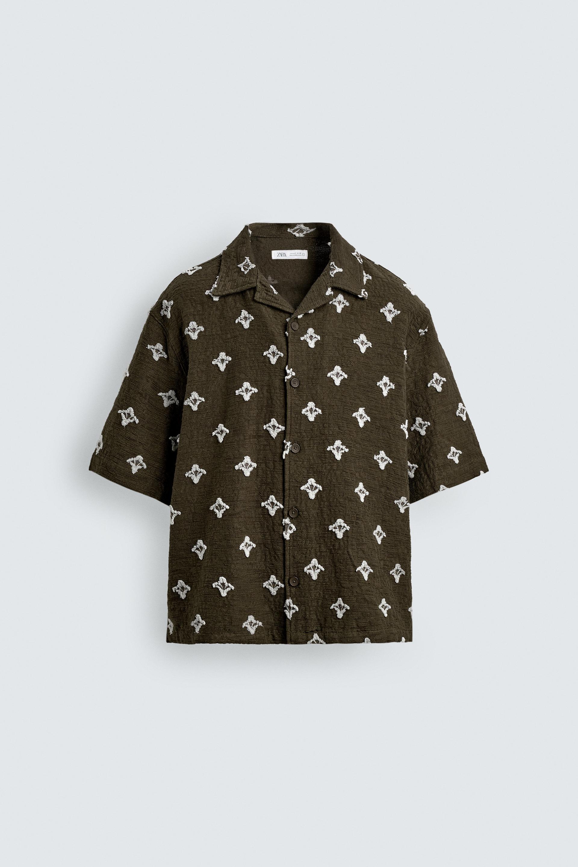 TEXTURED JACQUARD SHIRT by ZARA