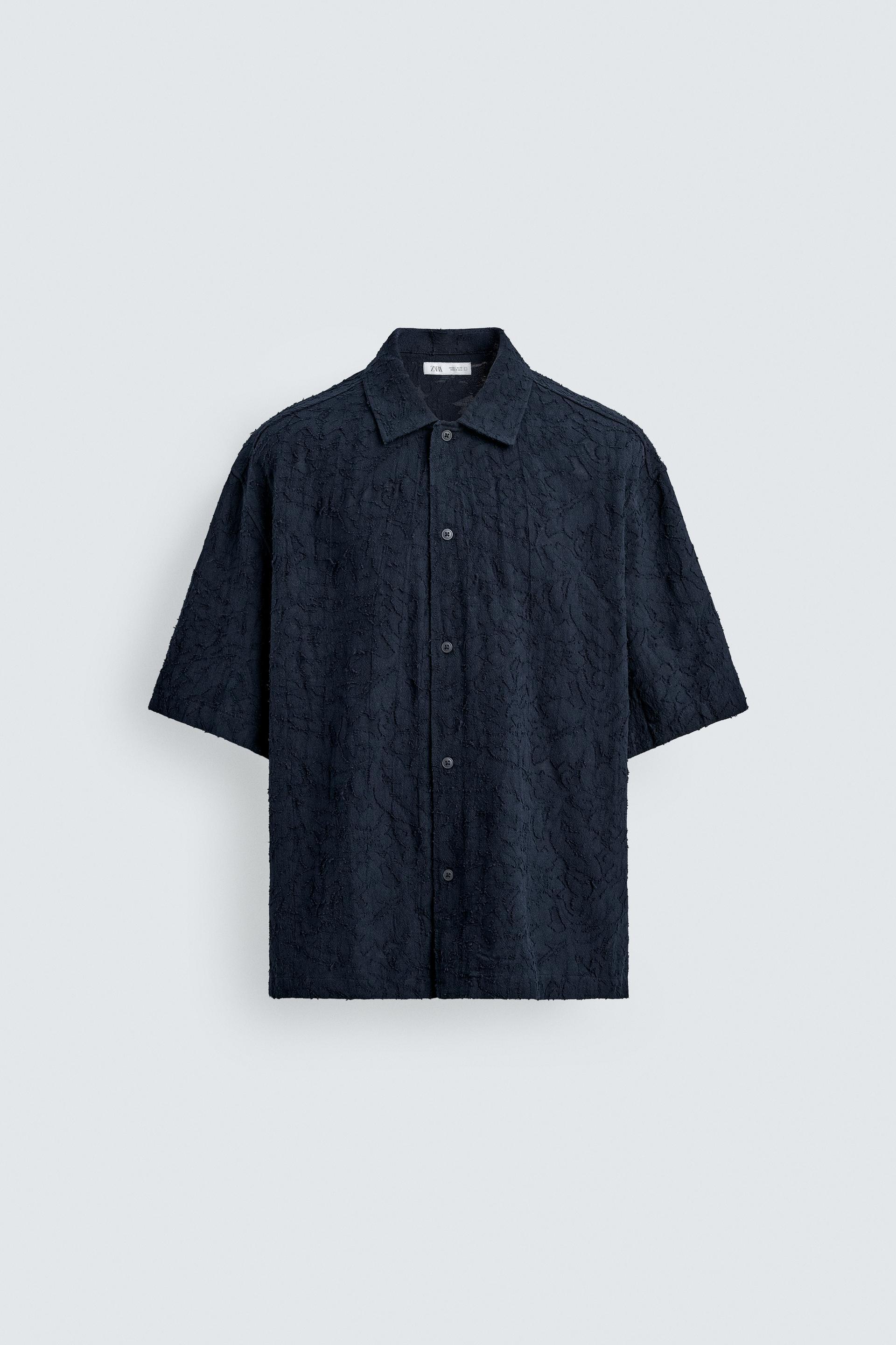 TEXTURED JACQUARD SHIRT by ZARA