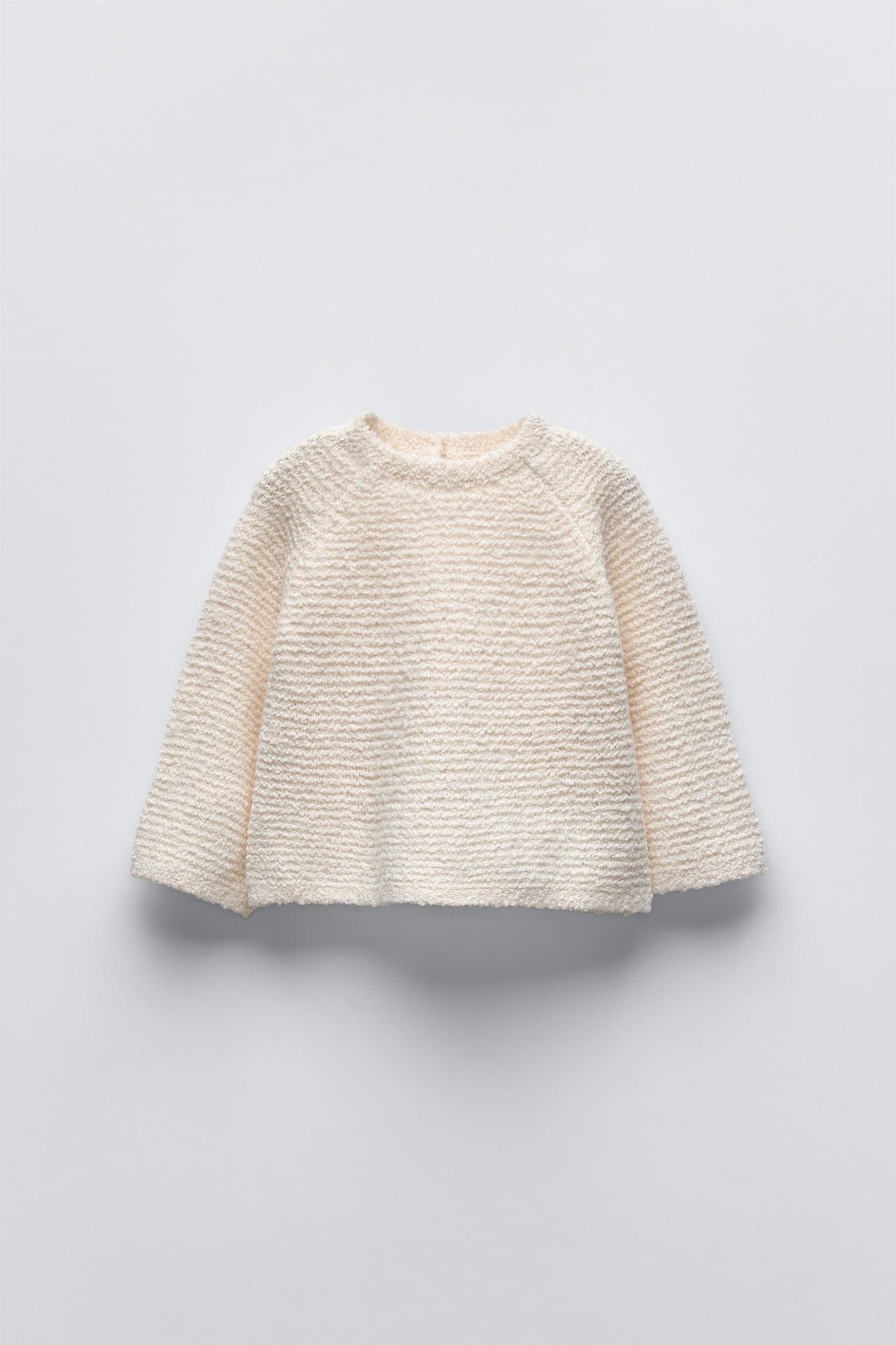 TEXTURED KNIT SWEATER by ZARA