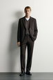 TEXTURED WOOL-BLEND SUIT by ZARA