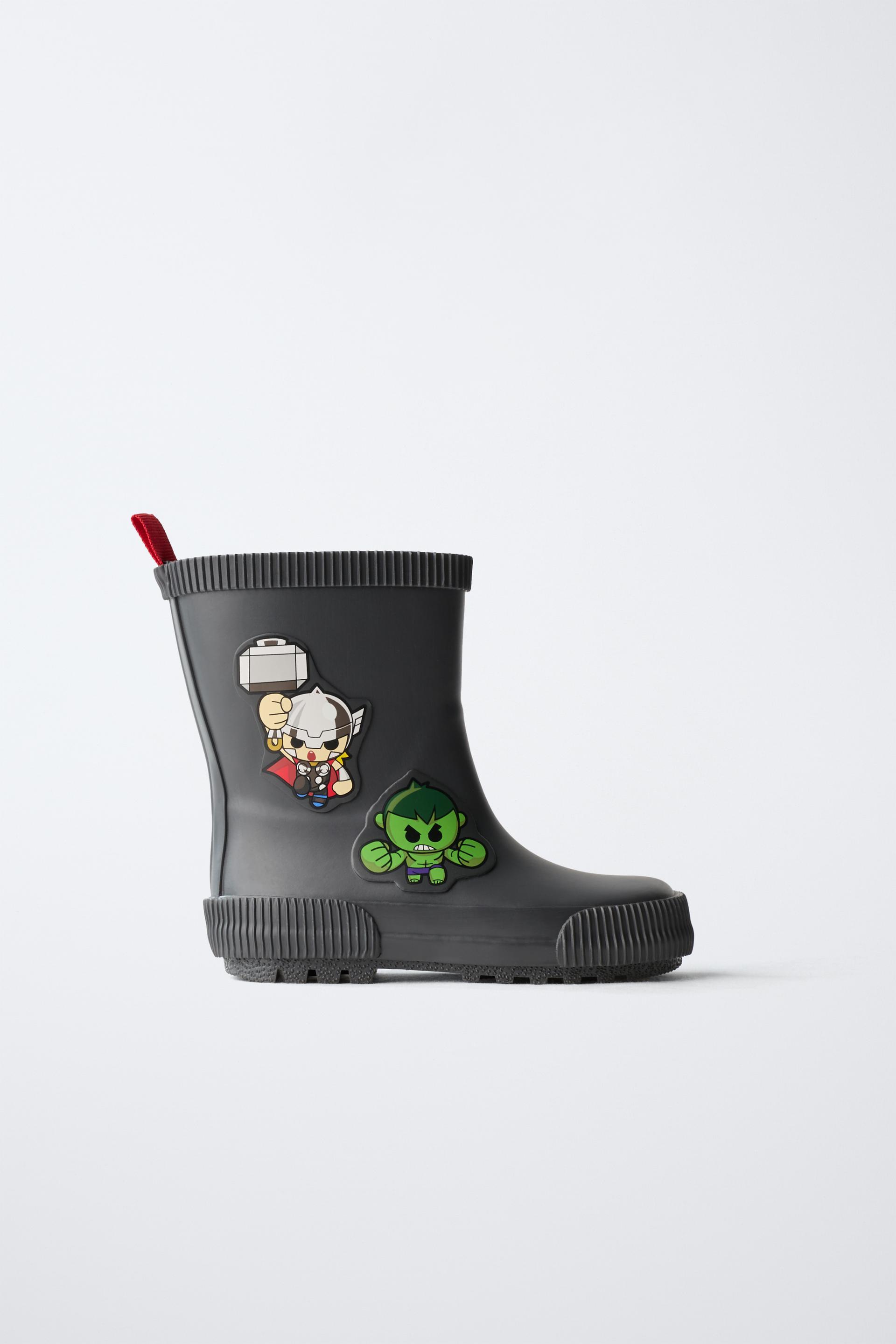 THE AVENGERS © MARVEL RAIN BOOTS by ZARA