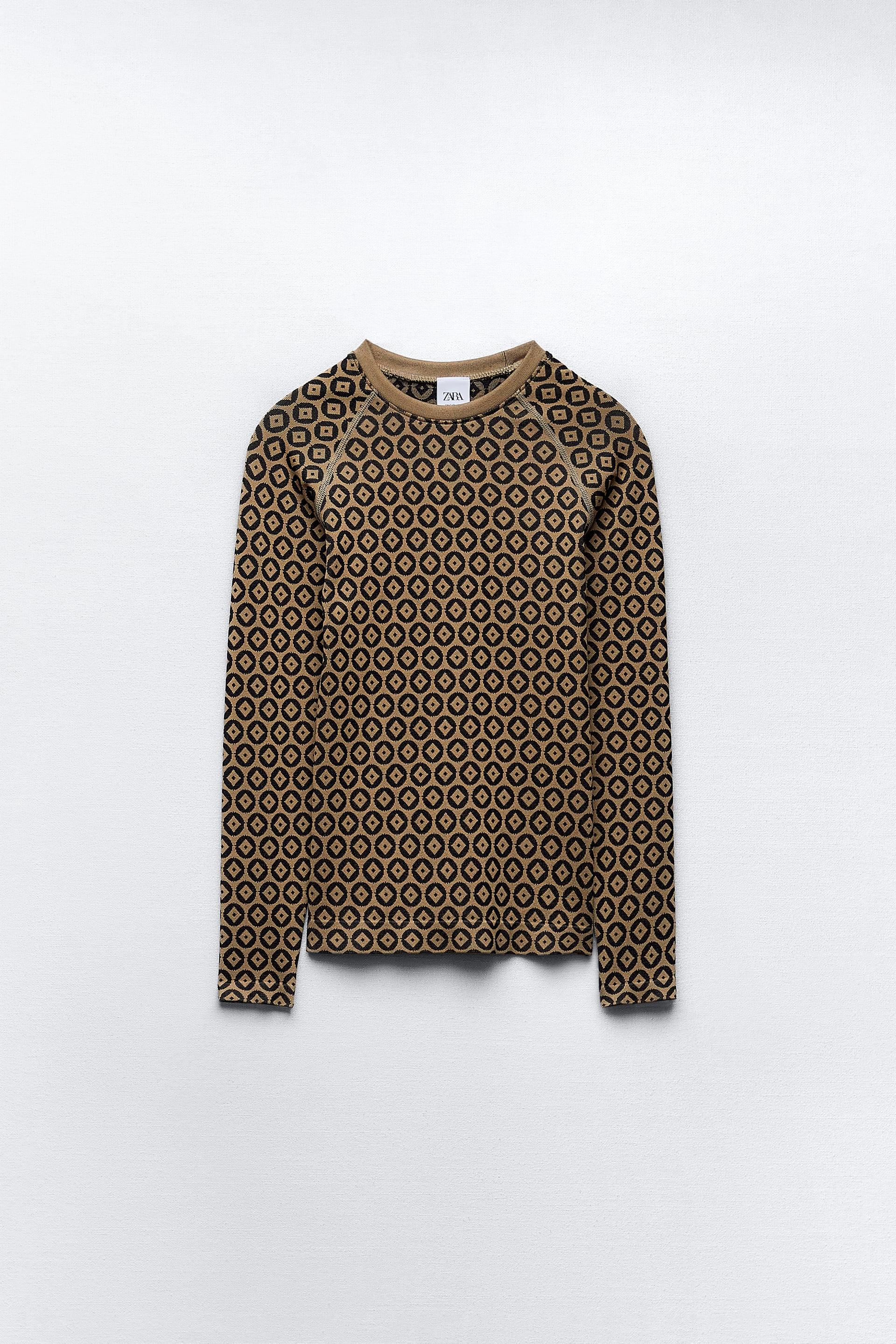 THERMOLITE® THERMAL JACQUARD T-SHIRT SKI COLLECTION by ZARA THERMOLITE® THERMAL JACQUARD T-SHIRT SKI COLLECTION by ZARA