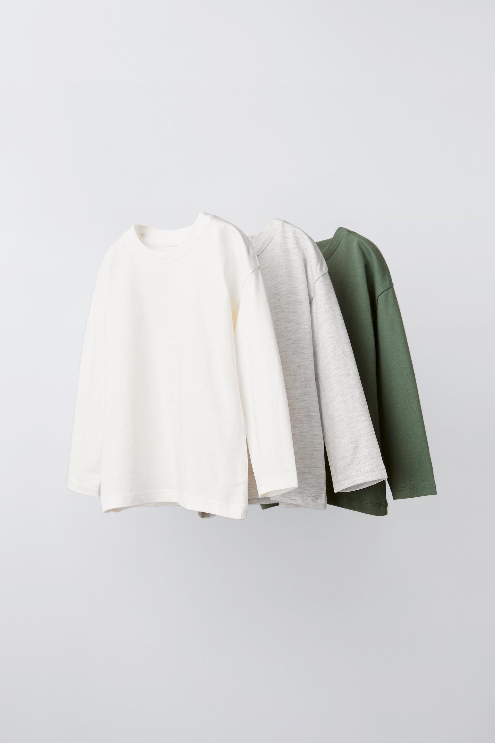 THREE-PACK OF PLAIN T-SHIRTS by ZARA