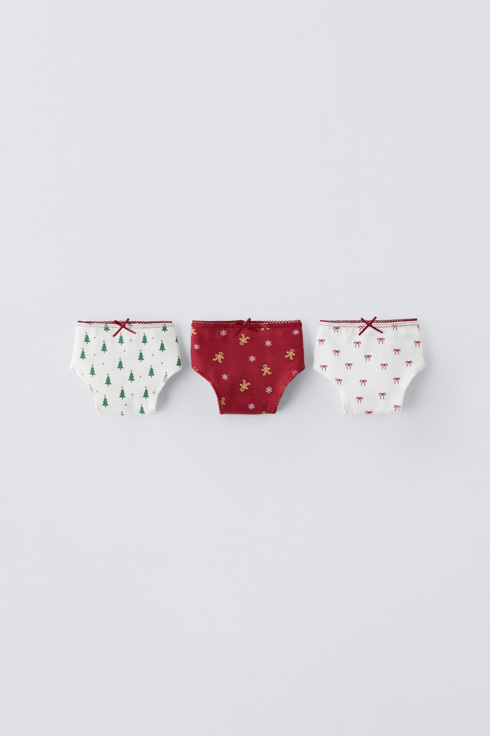 THREE-PACK OF PRINTED UNDERWEAR by ZARA