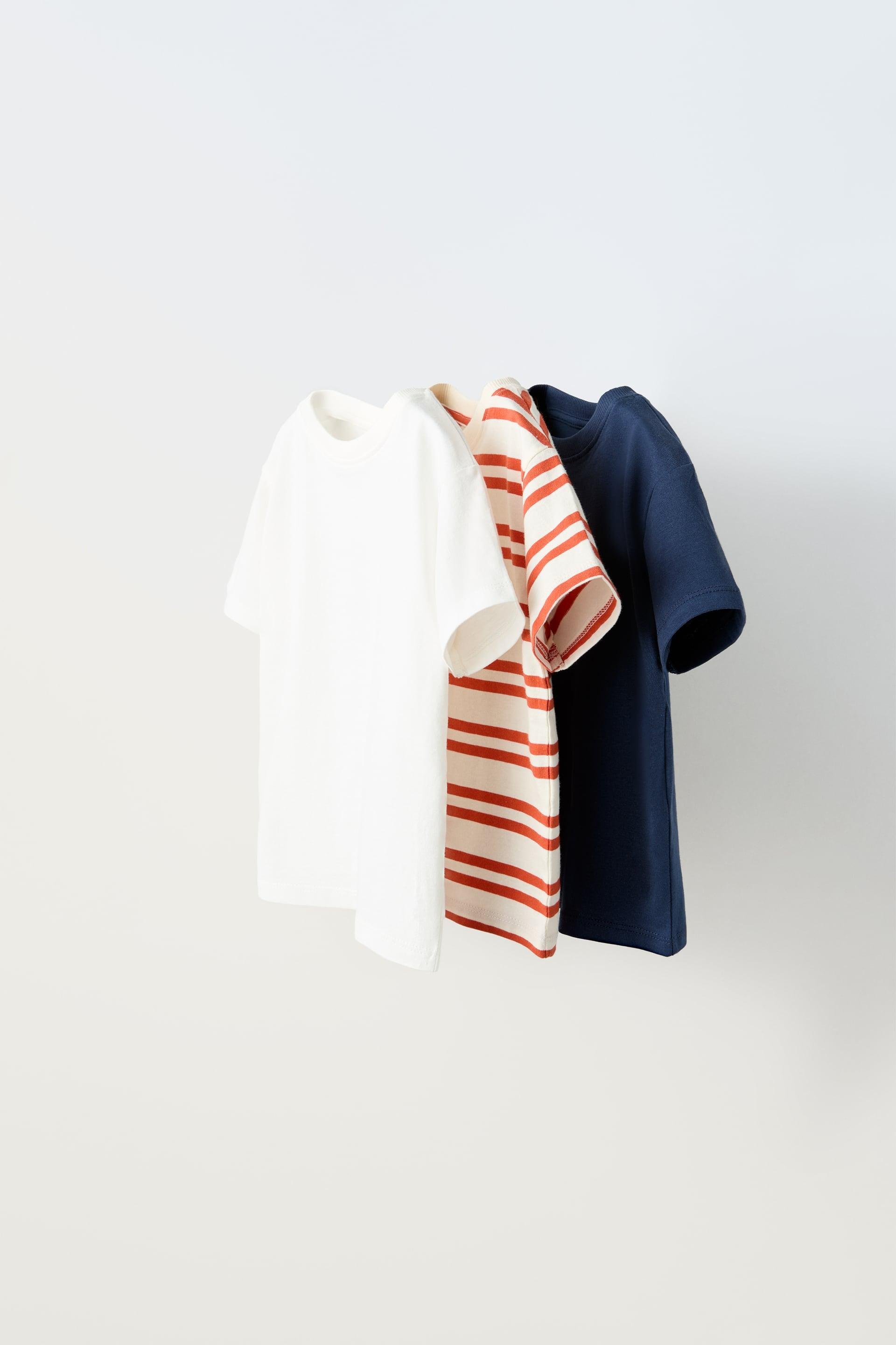 THREE-PACK OF STRIPED T-SHIRTS by ZARA
