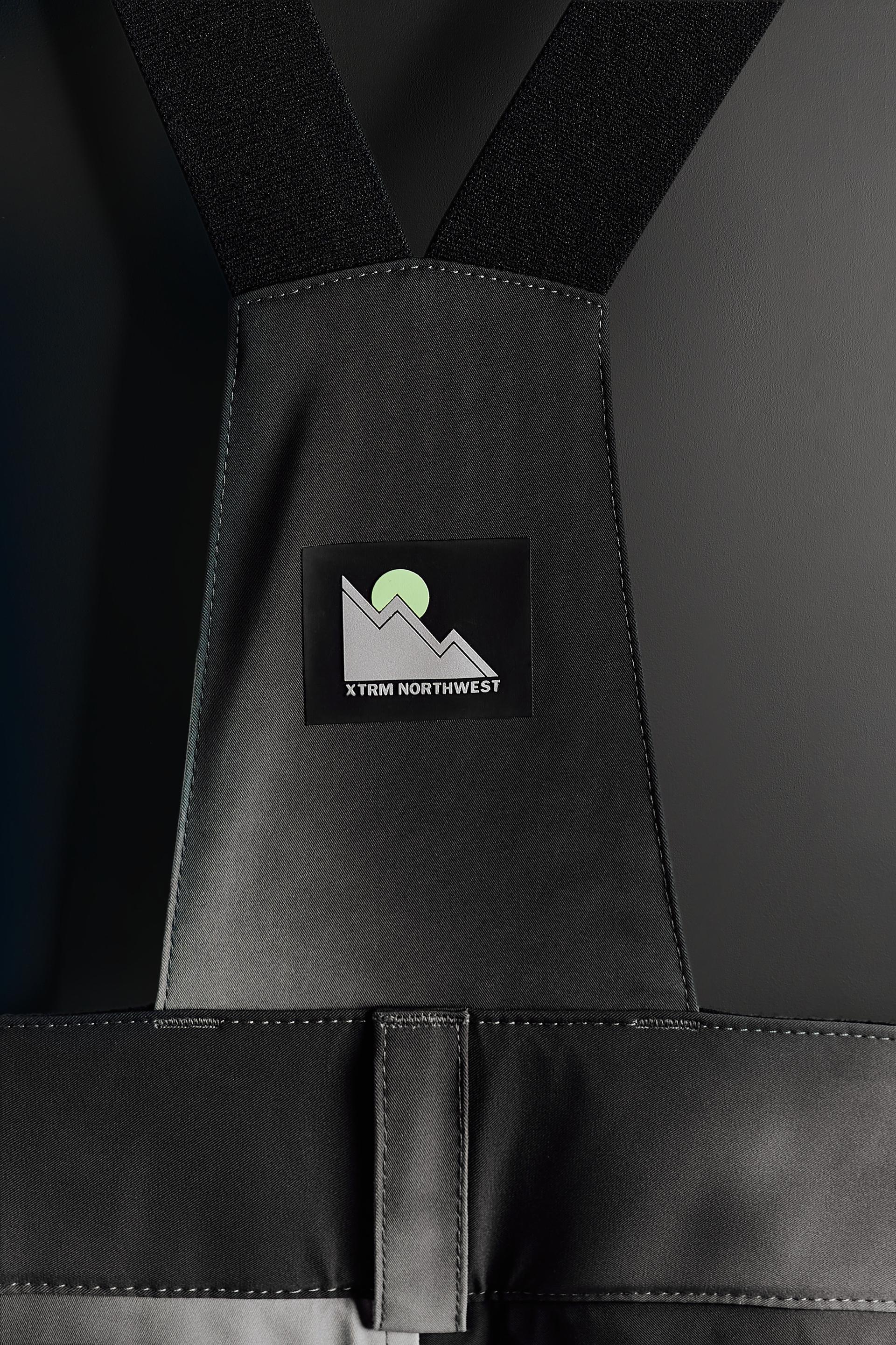 TIE-DYE WATER RESISTANT AND WINDPROOF BIB PANTS RECCO® SYSTEM SKI COLLECTION by ZARA