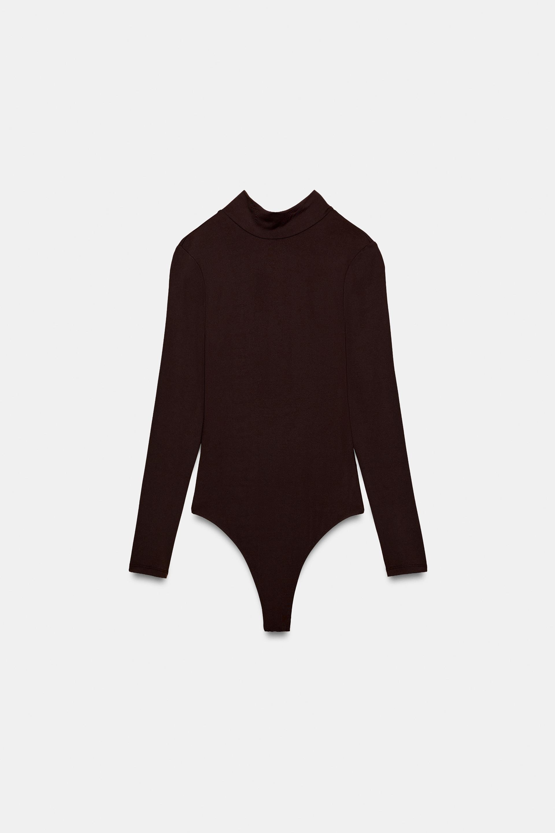 TIED POLYAMIDE BODYSUIT by ZARA