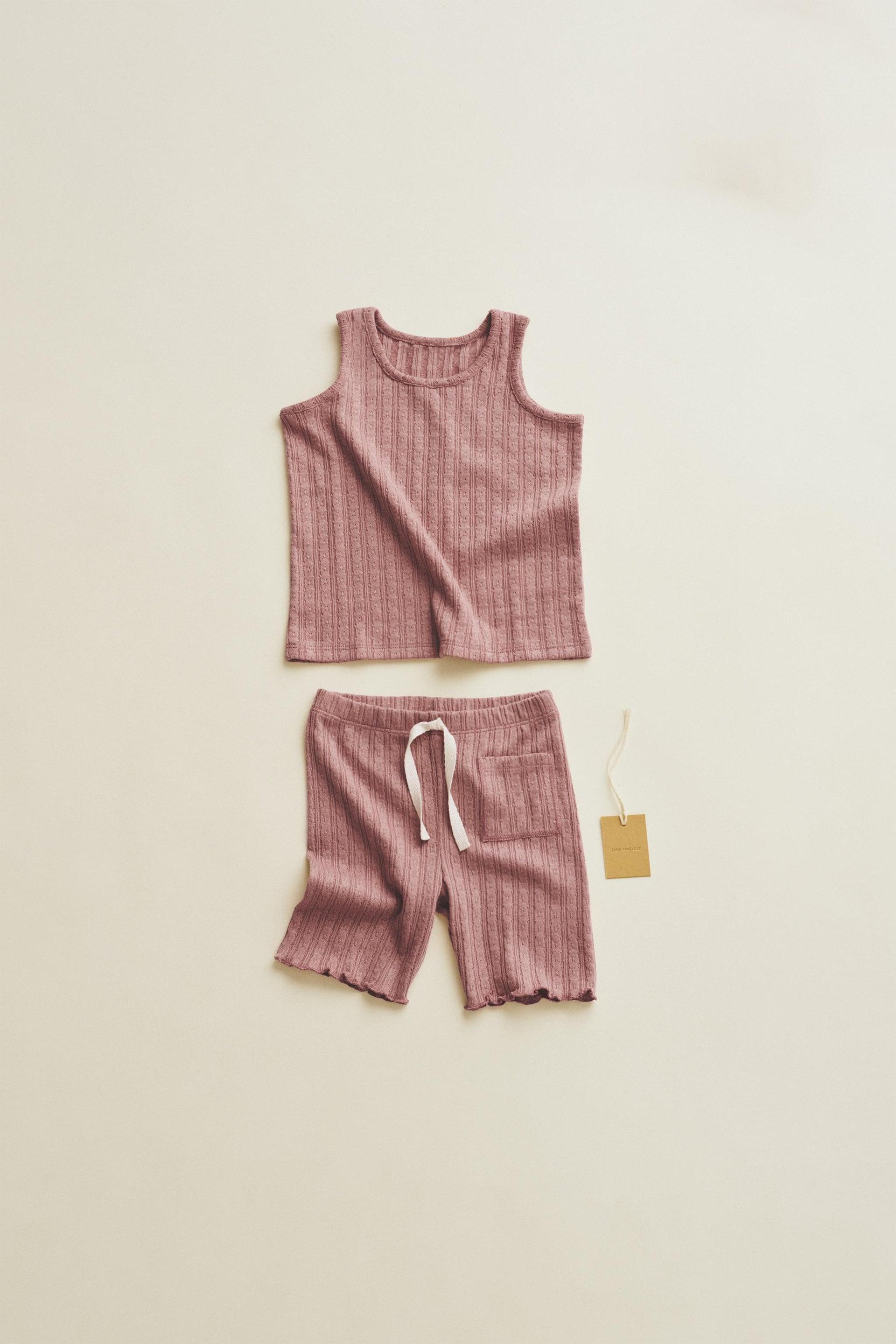 TIMELESZ - POINTELLE KNIT SET by ZARA