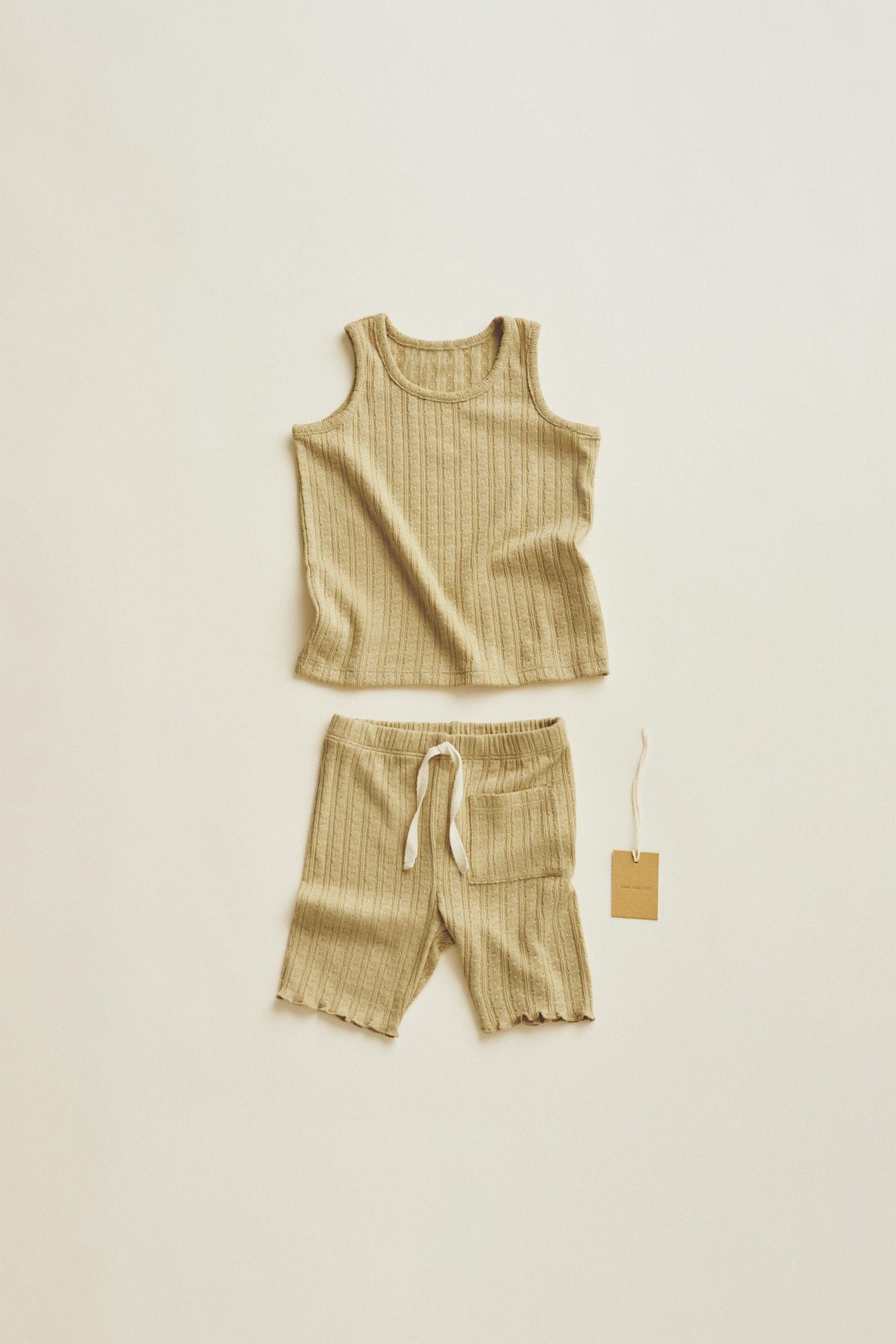 TIMELESZ - POINTELLE KNIT SET by ZARA