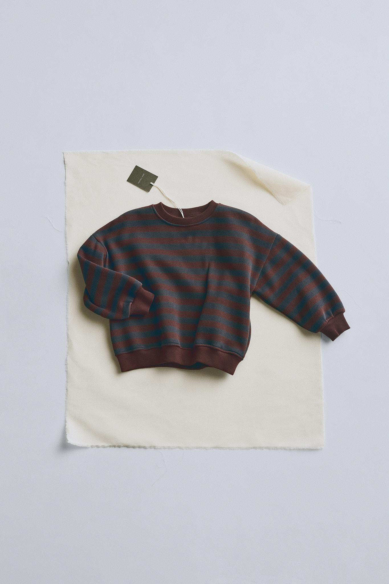 TIMELESZ – STRIPED SWEAT-SHIRT by ZARA