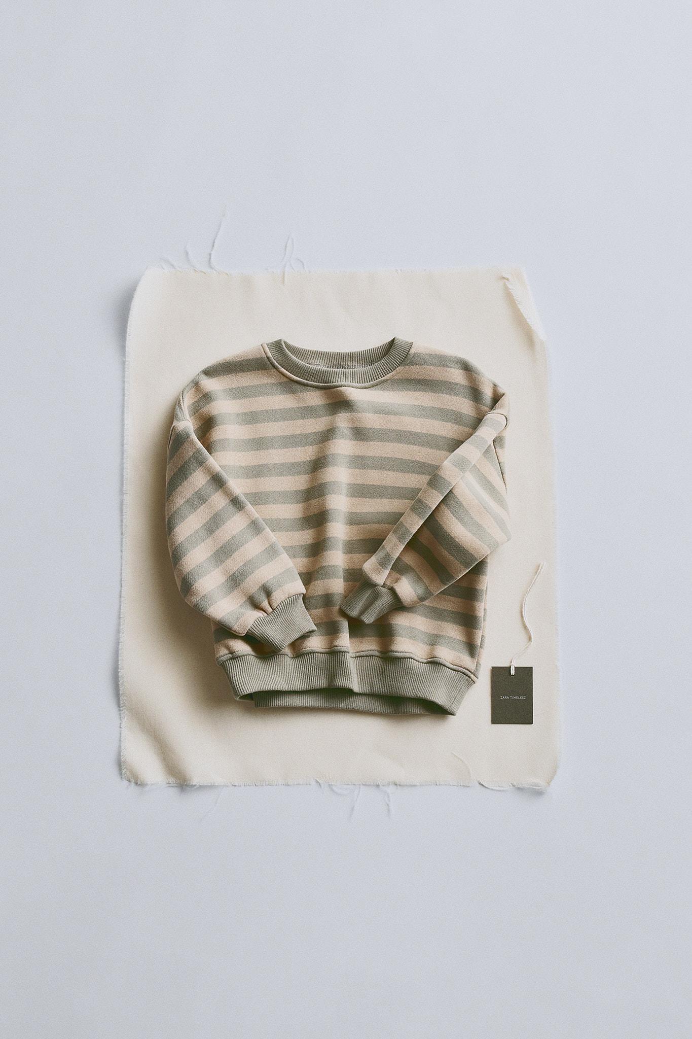 TIMELESZ – STRIPED SWEAT-SHIRT by ZARA