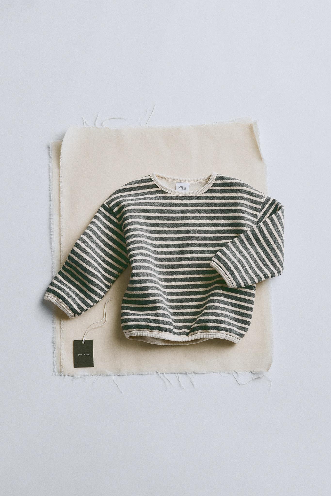 TIMELESZ – STRIPED SWEAT-SHIRT by ZARA