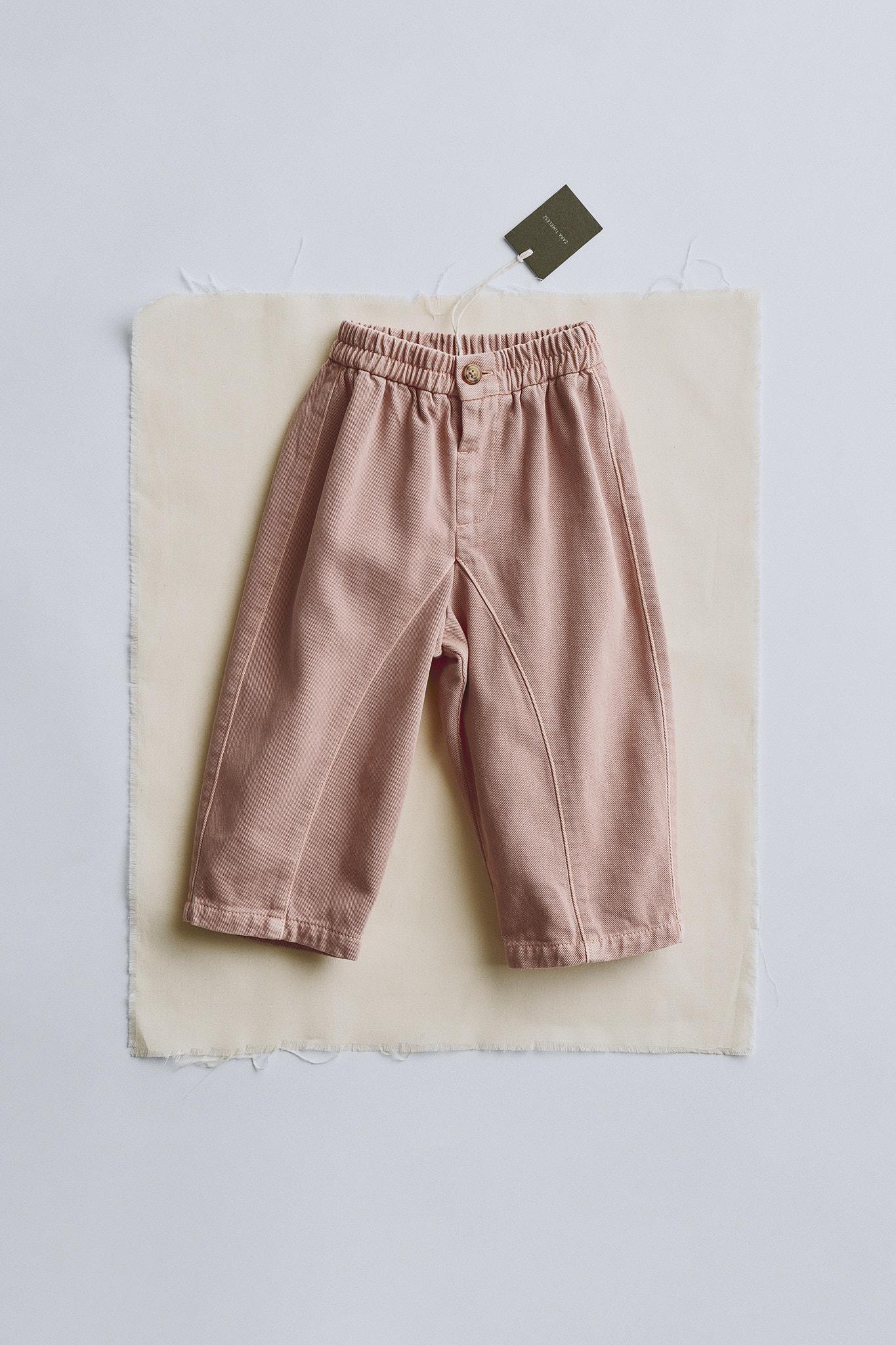 TIMELESZ – TWILL PANTS WITH WOOL by ZARA