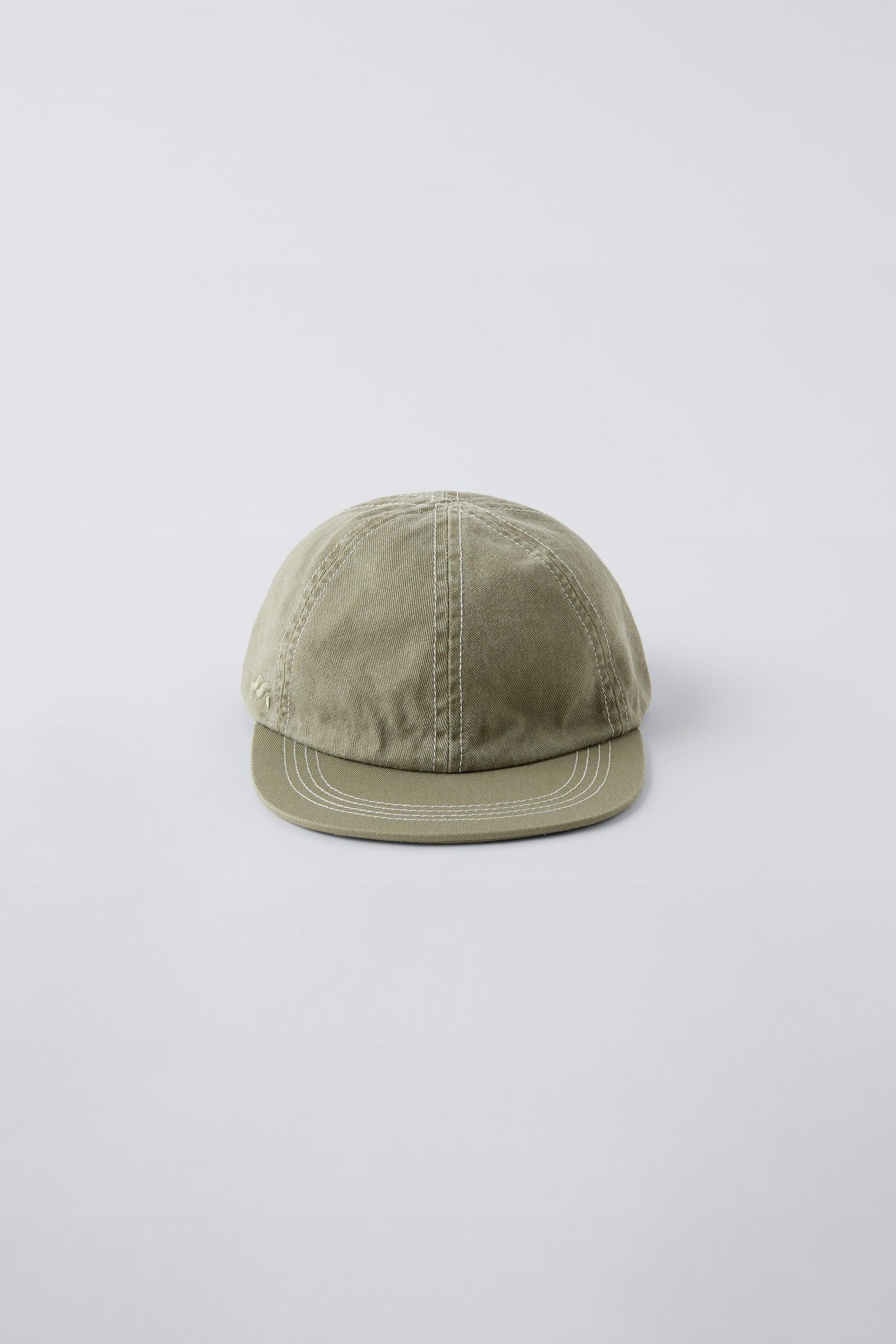 TOPSTITCHED CAP by ZARA