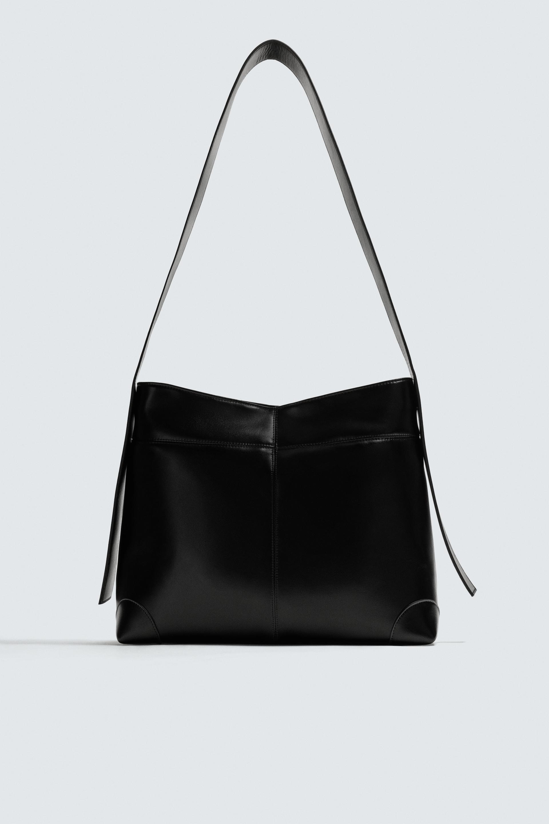 TOPSTITCHED TOTE BAG by ZARA