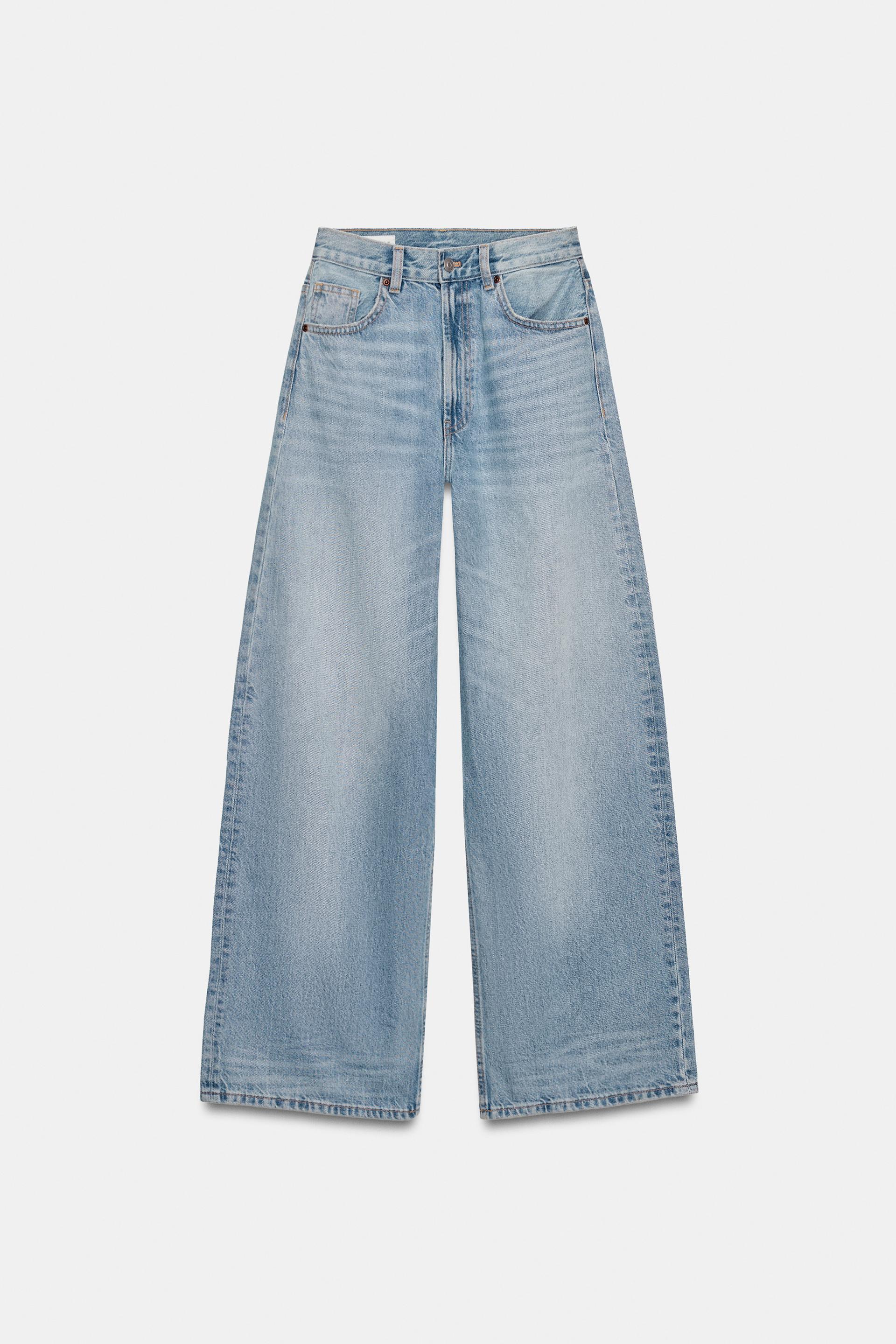 TRF EXTRA WIDE LEG HIGH WAIST JEANS by ZARA
