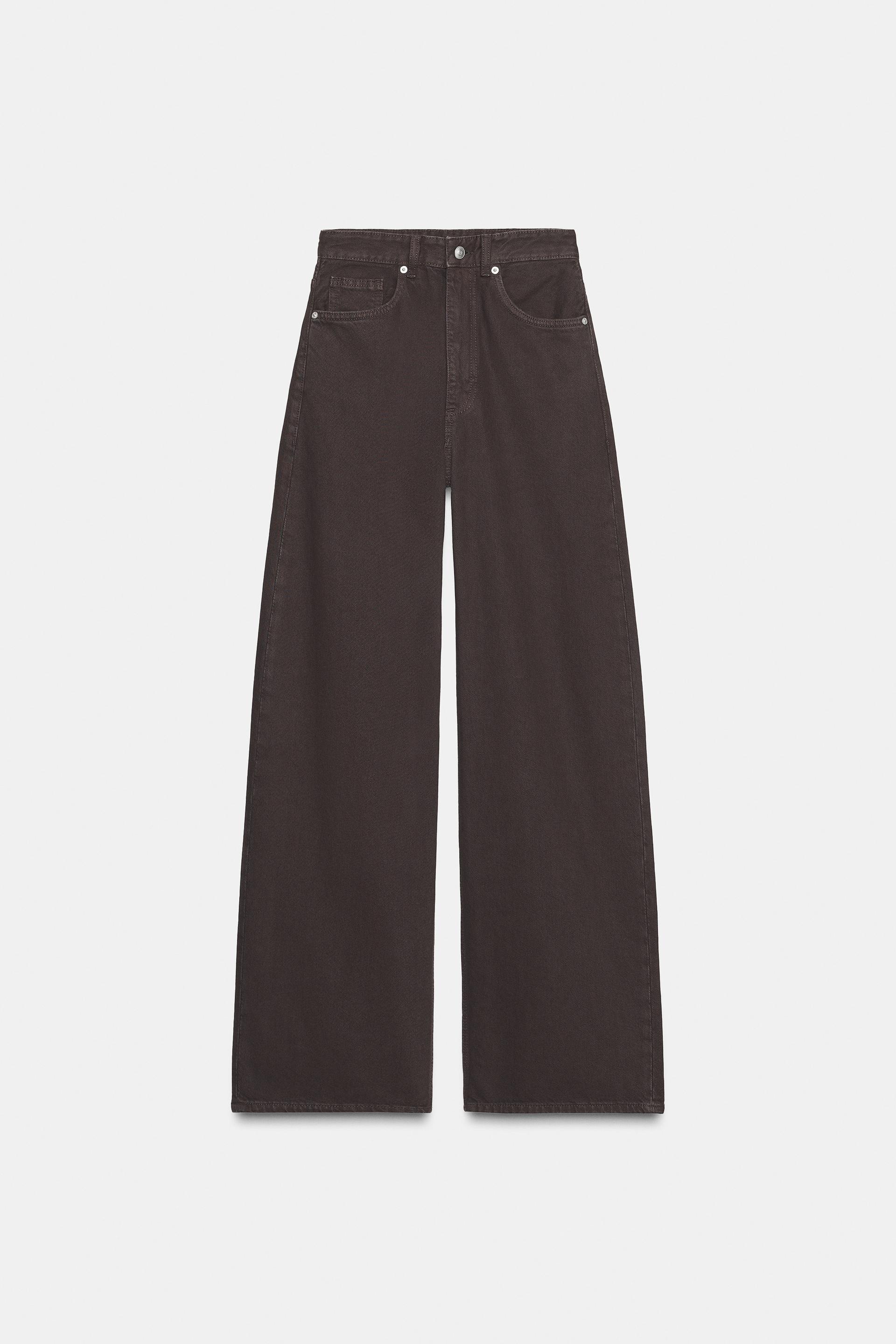 TRF EXTRA WIDE LEG HIGH WAIST JEANS by ZARA