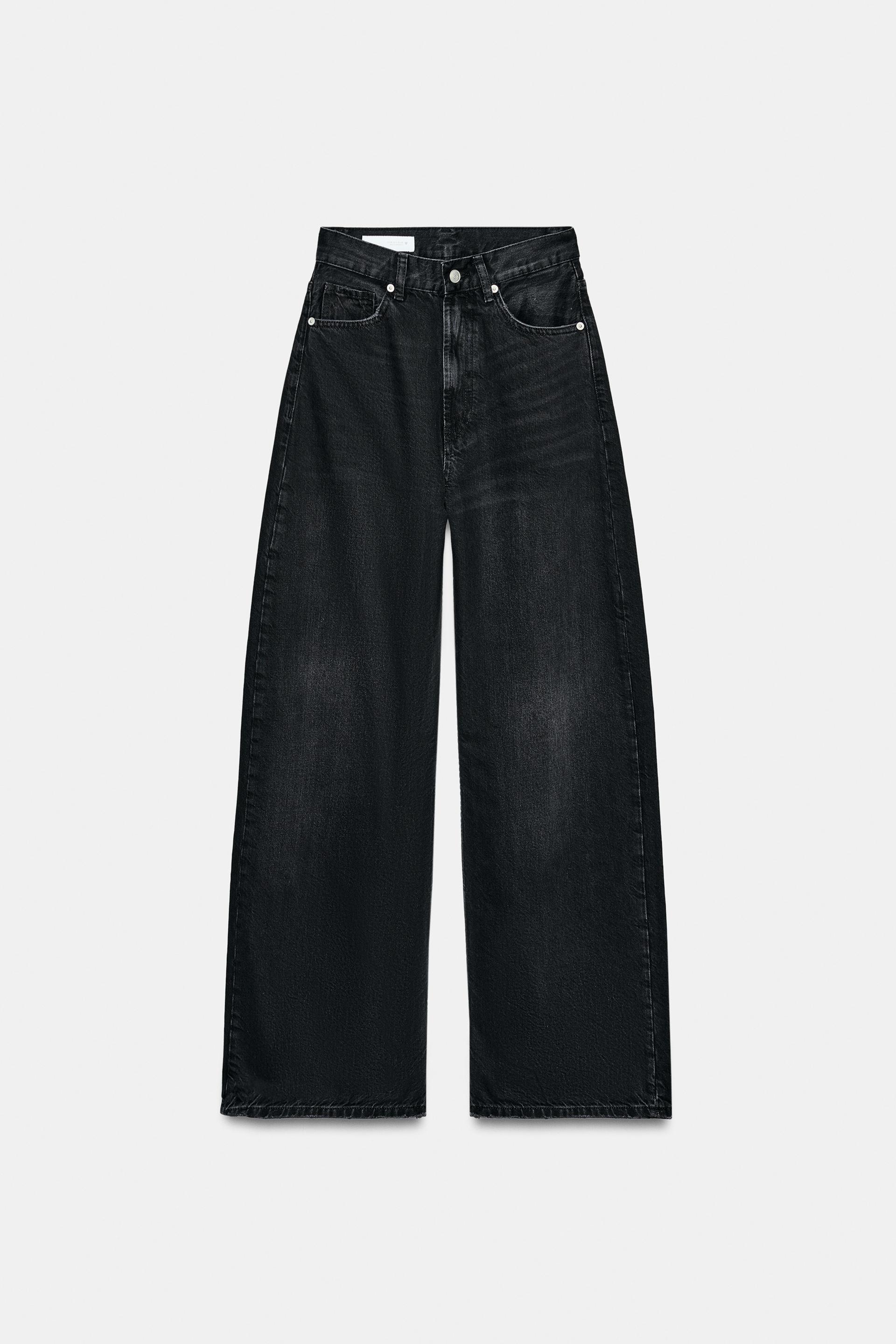 TRF HIGH WAIST EXTRA WIDE LEG JEANS by ZARA