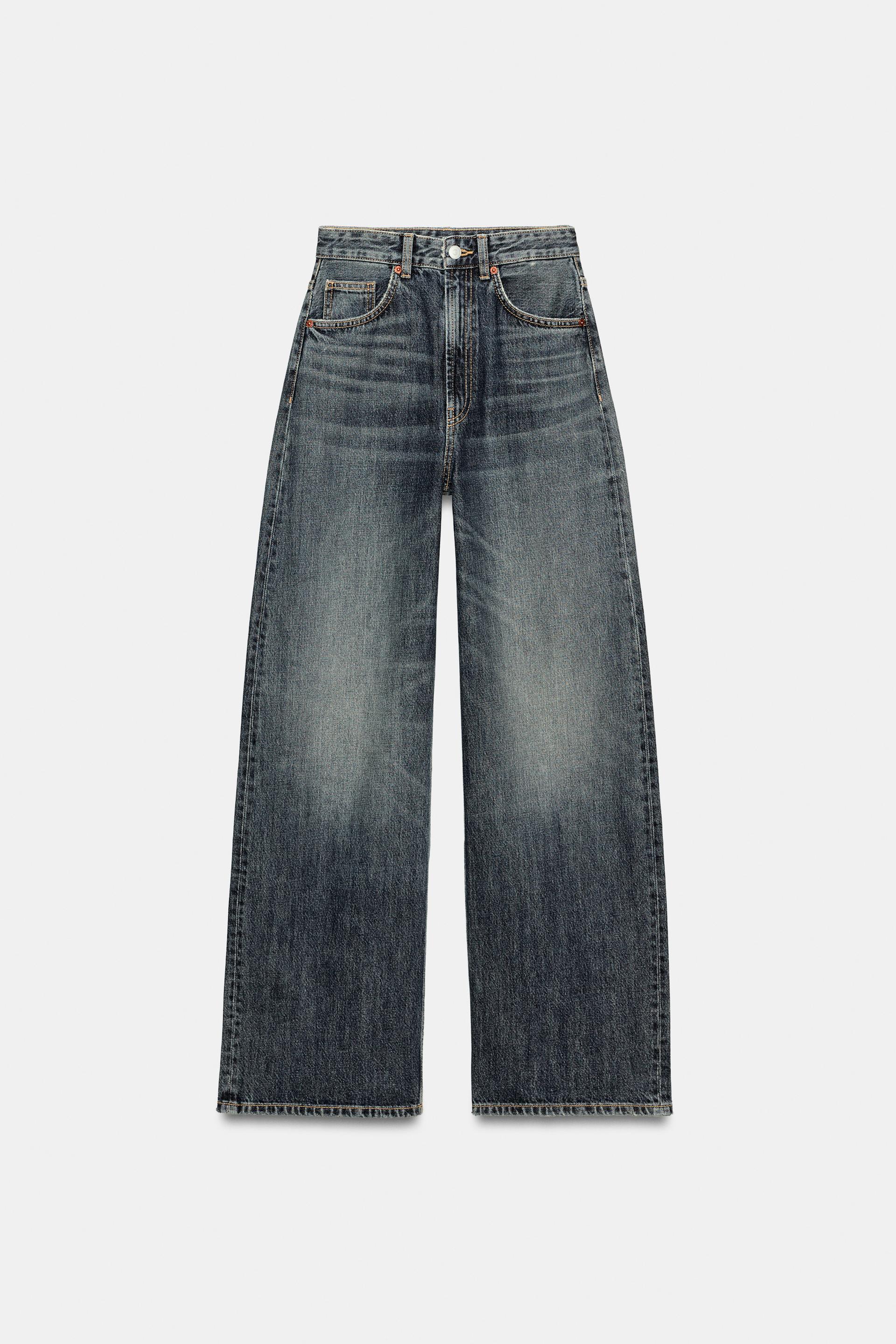 TRF HIGH WAIST EXTRA WIDE LEG JEANS by ZARA