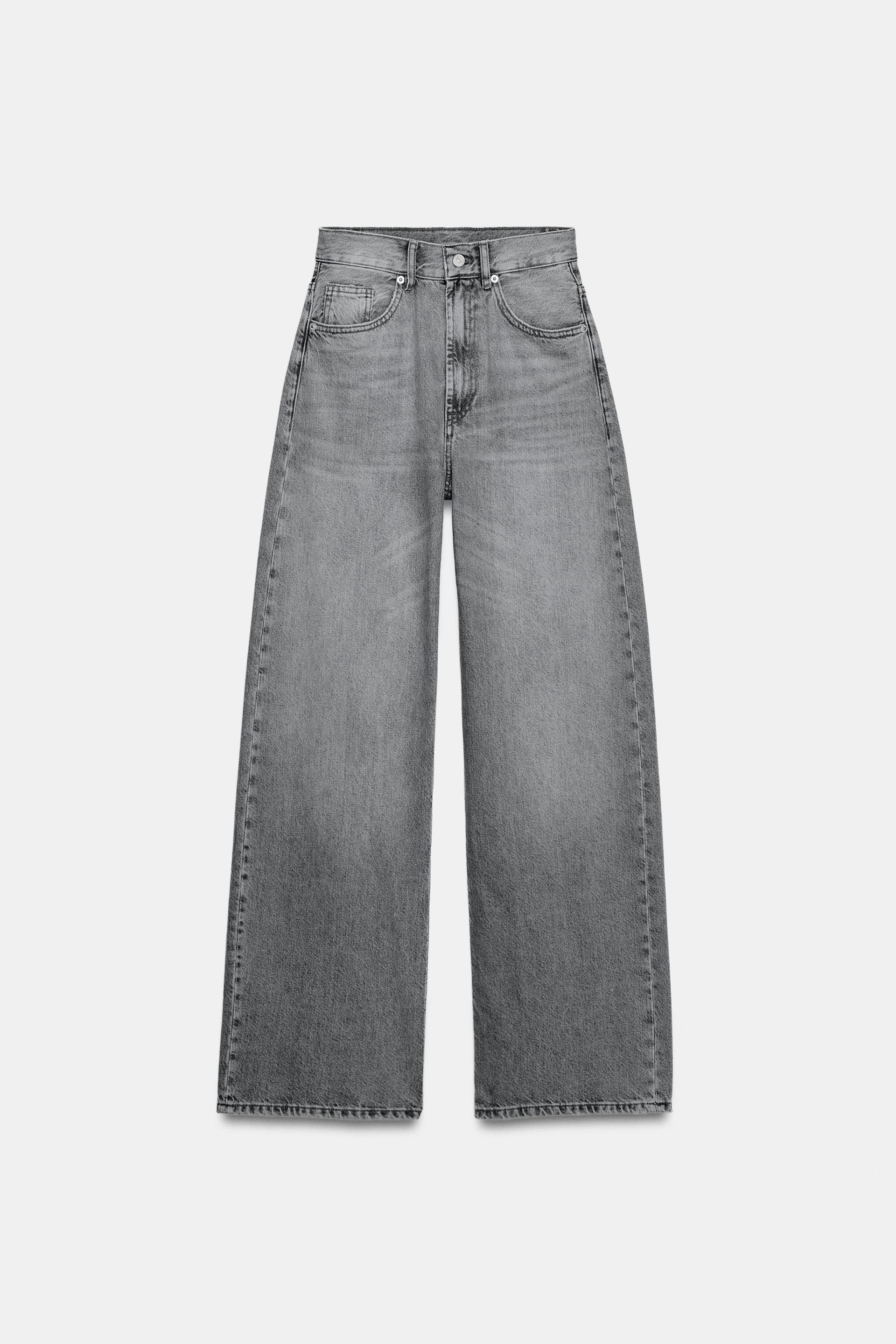 TRF HIGH WAIST EXTRA WIDE LEG JEANS by ZARA