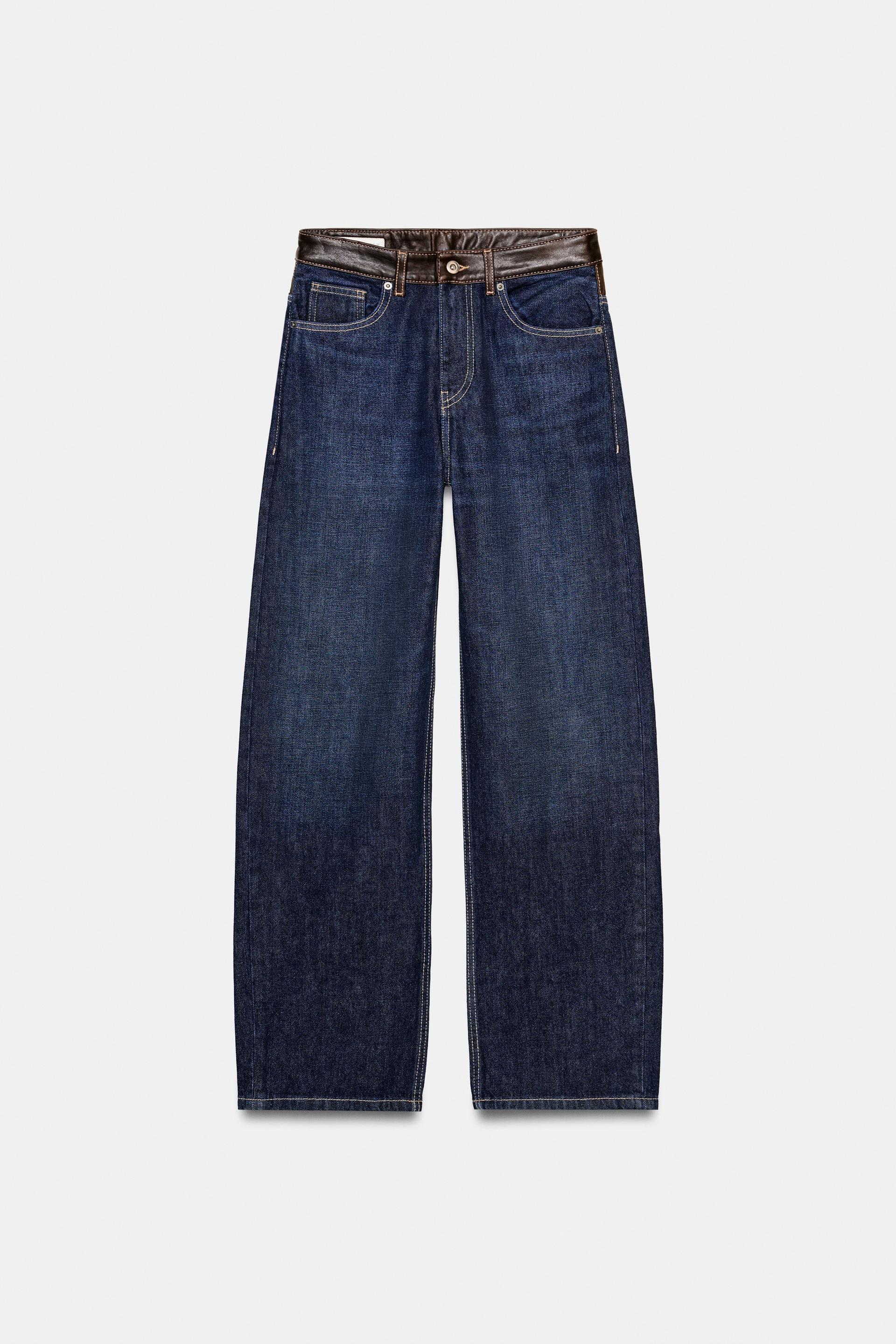 TRF HIGH WAIST STRAIGHT JEANS by ZARA