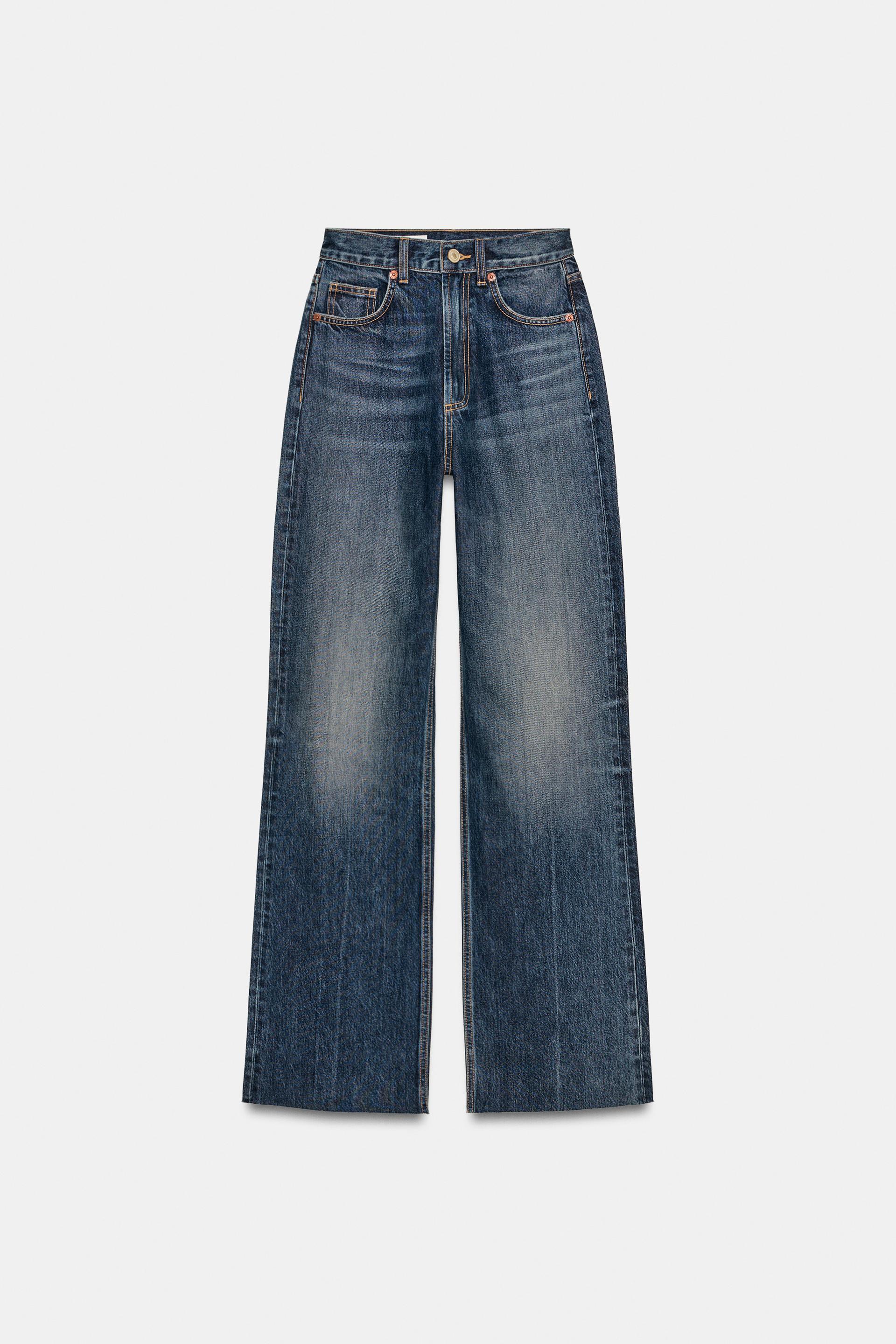 TRF HIGH WAIST WIDE LEG FULL LENGTH JEANS by ZARA
