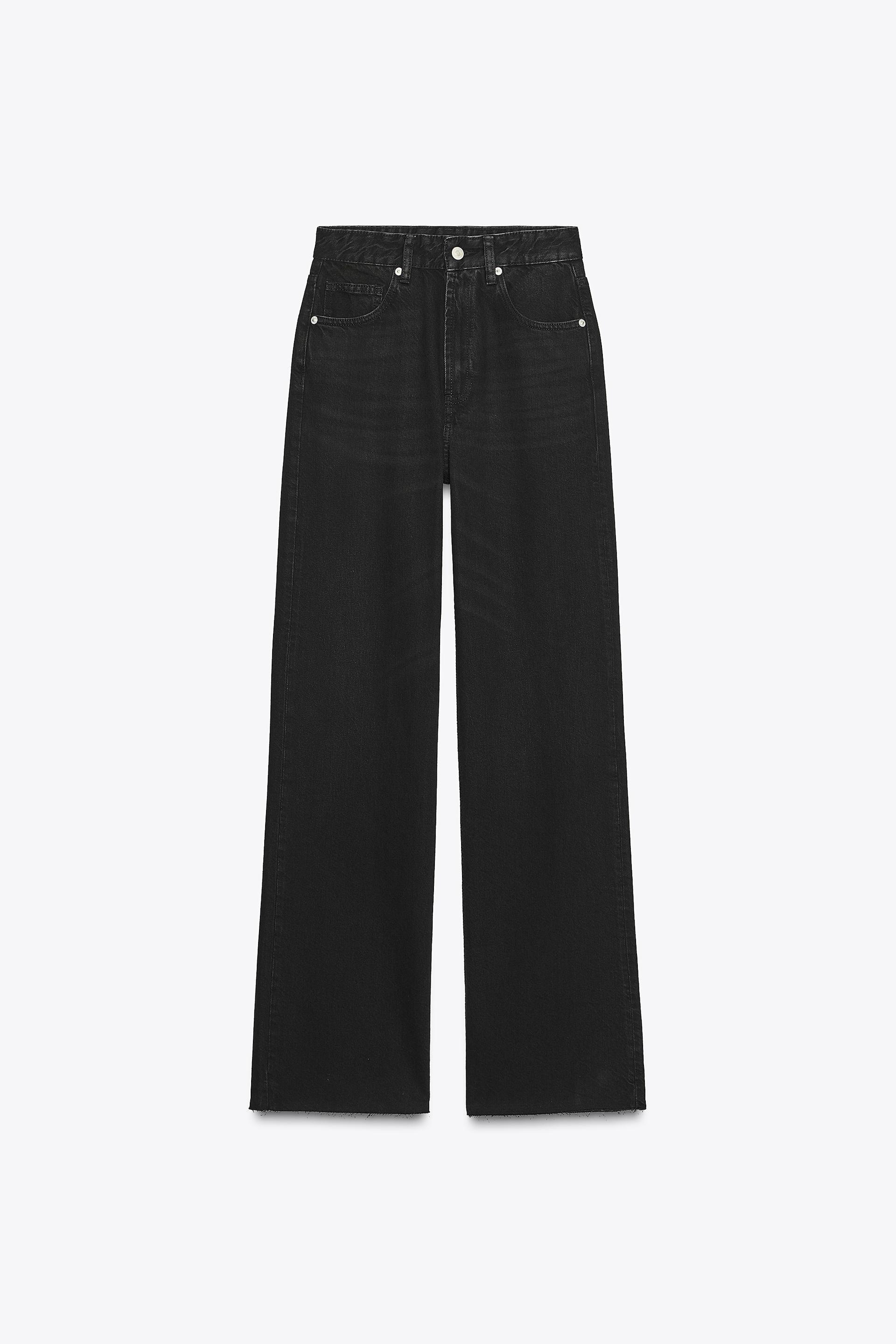 TRF HIGH WAIST WIDE LEG JEANS by ZARA