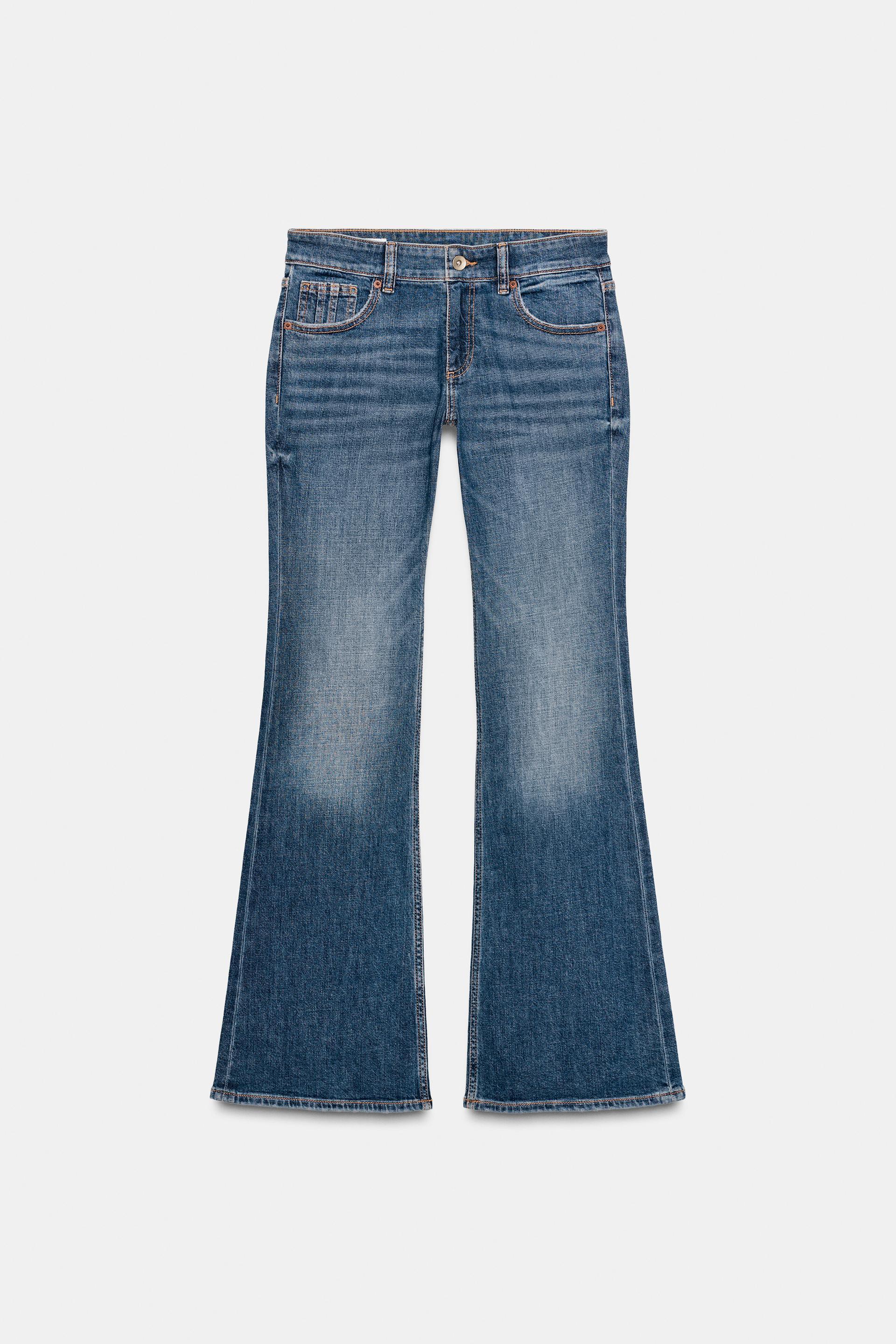 TRF LOW RISE BOOTCUT POCKET JEANS by ZARA
