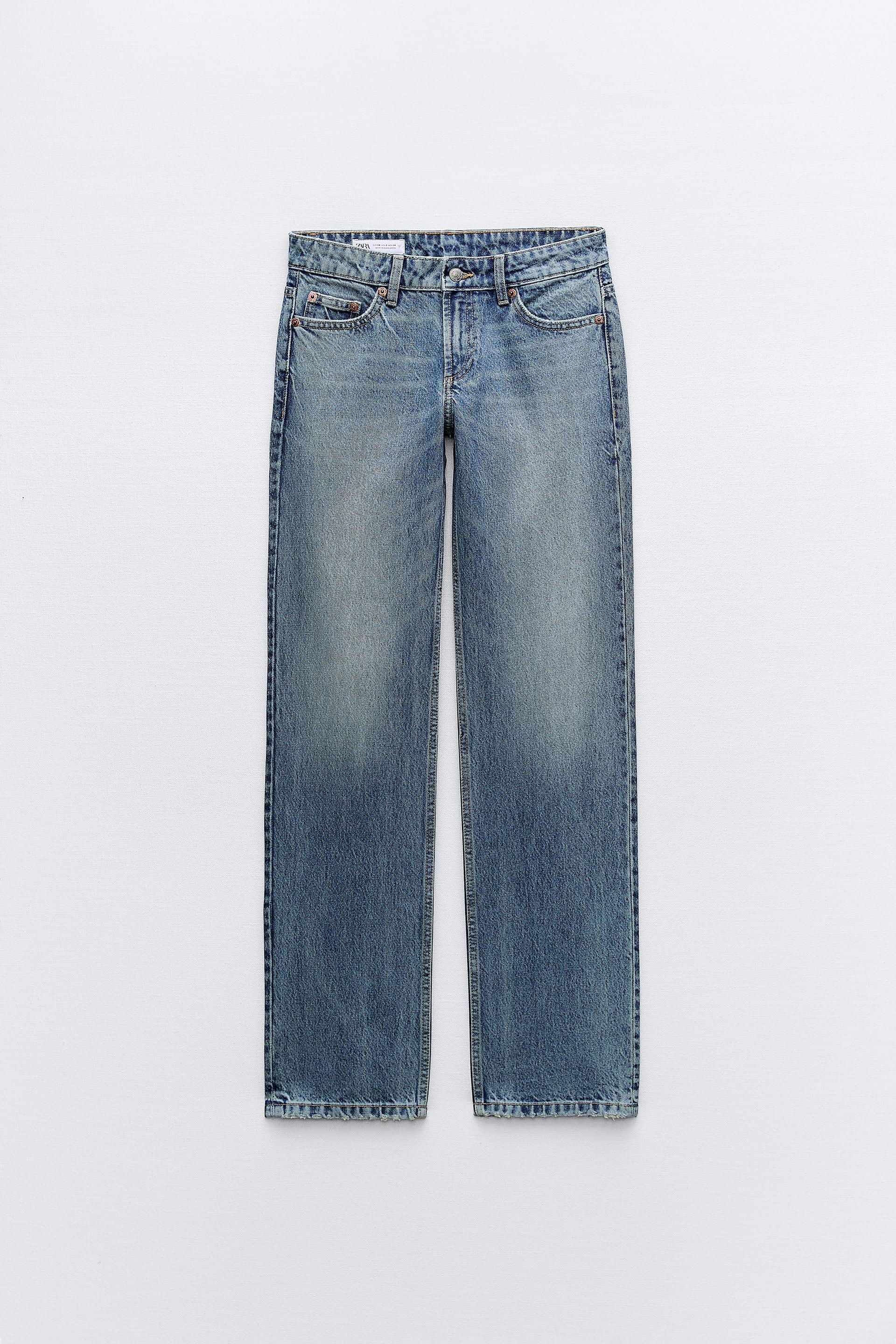 TRF LOW RISE STRAIGHT CUT JEANS by ZARA