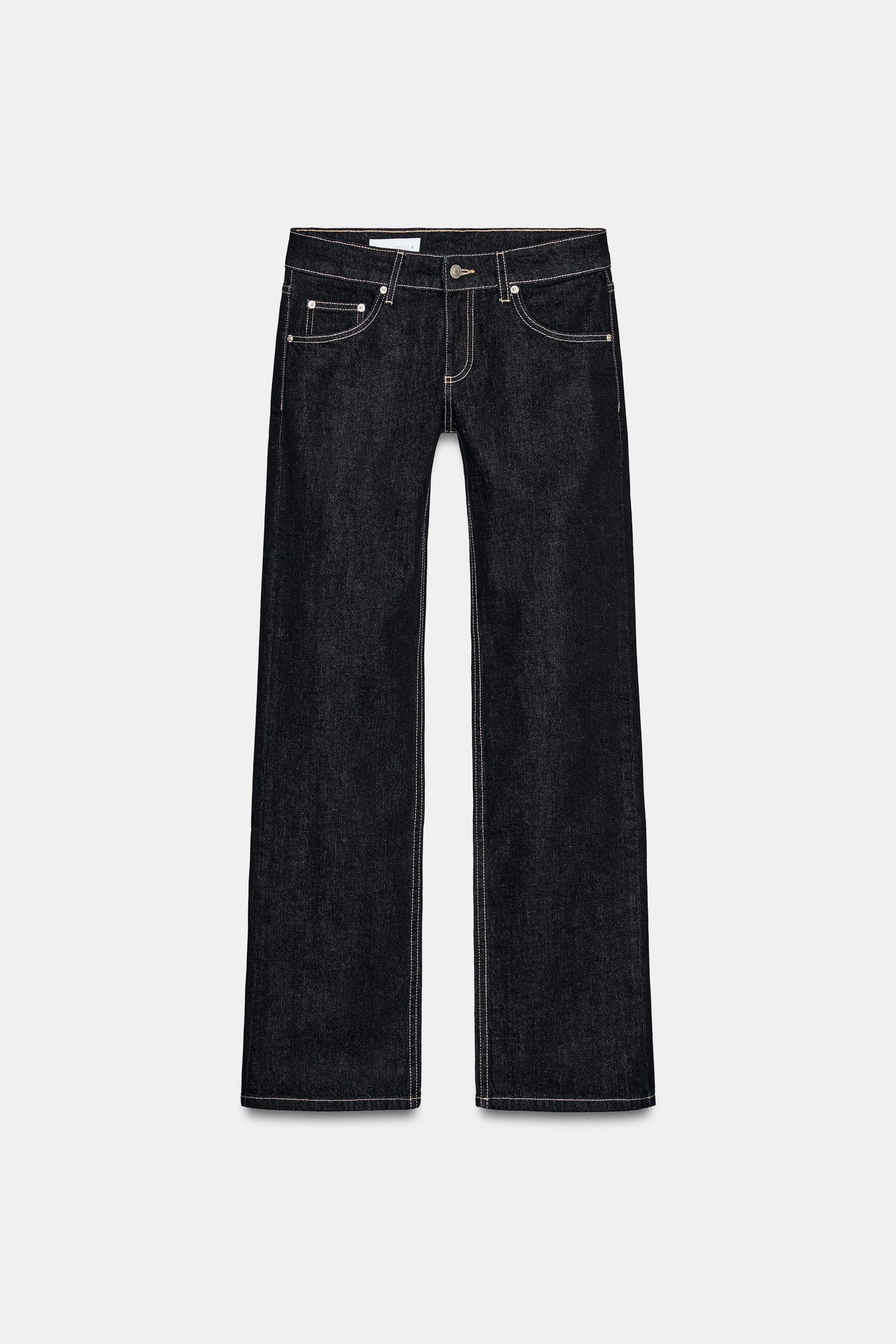 TRF LOW RISE WIDE LEG JEANS by ZARA