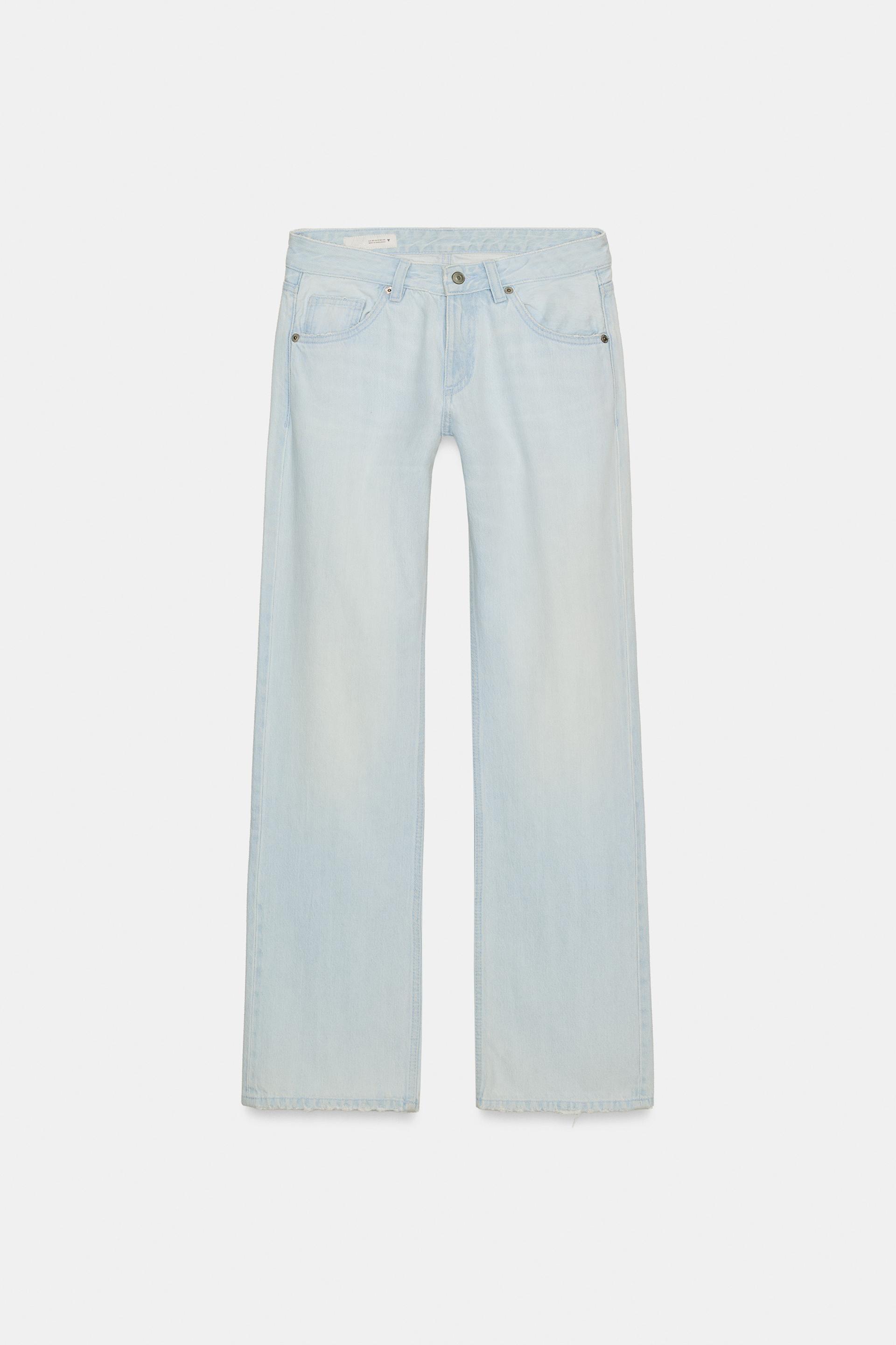 TRF LOW RISE WIDE LEG JEANS by ZARA
