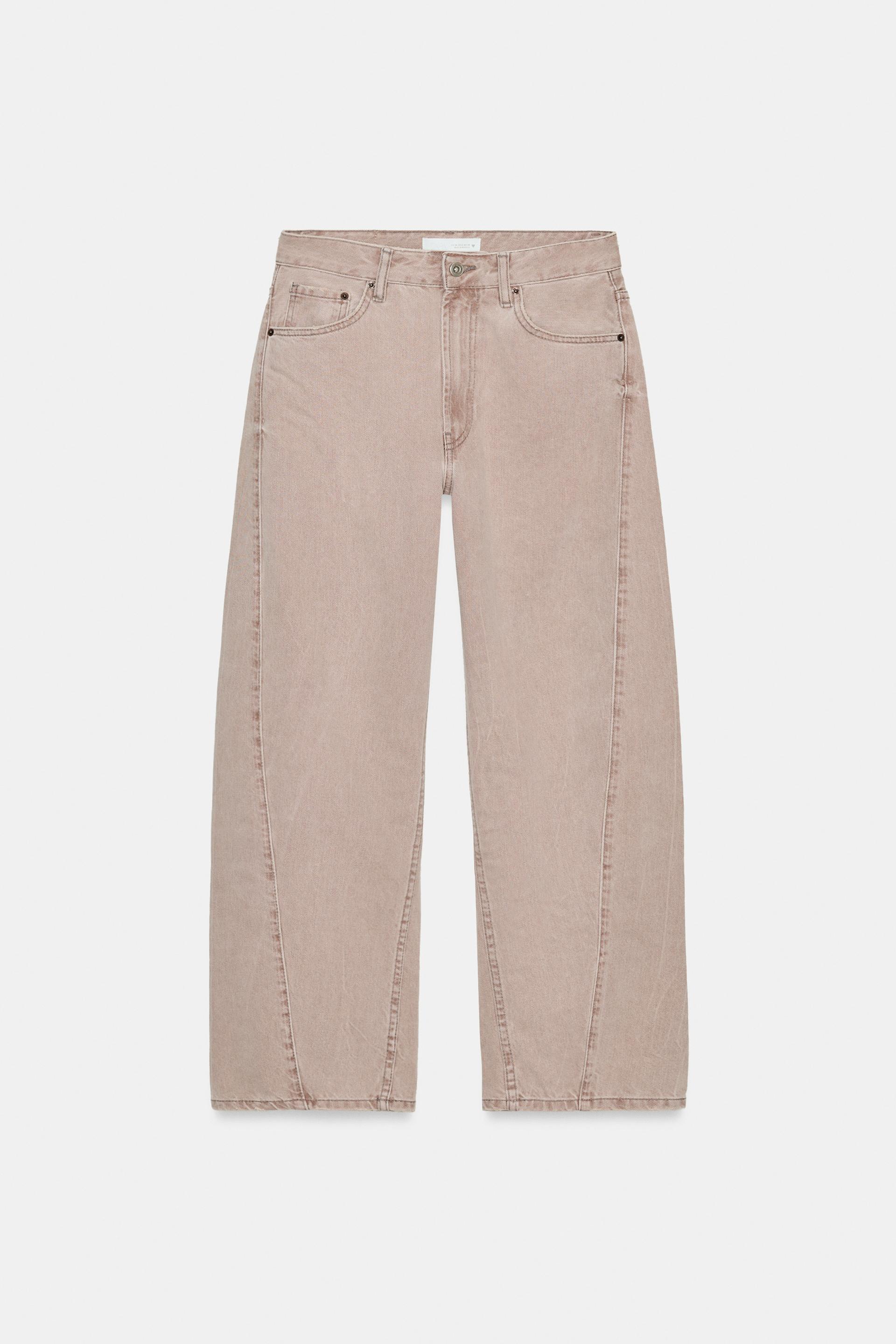 TRF MID-RISE BAGGY BALLOON JEANS by ZARA