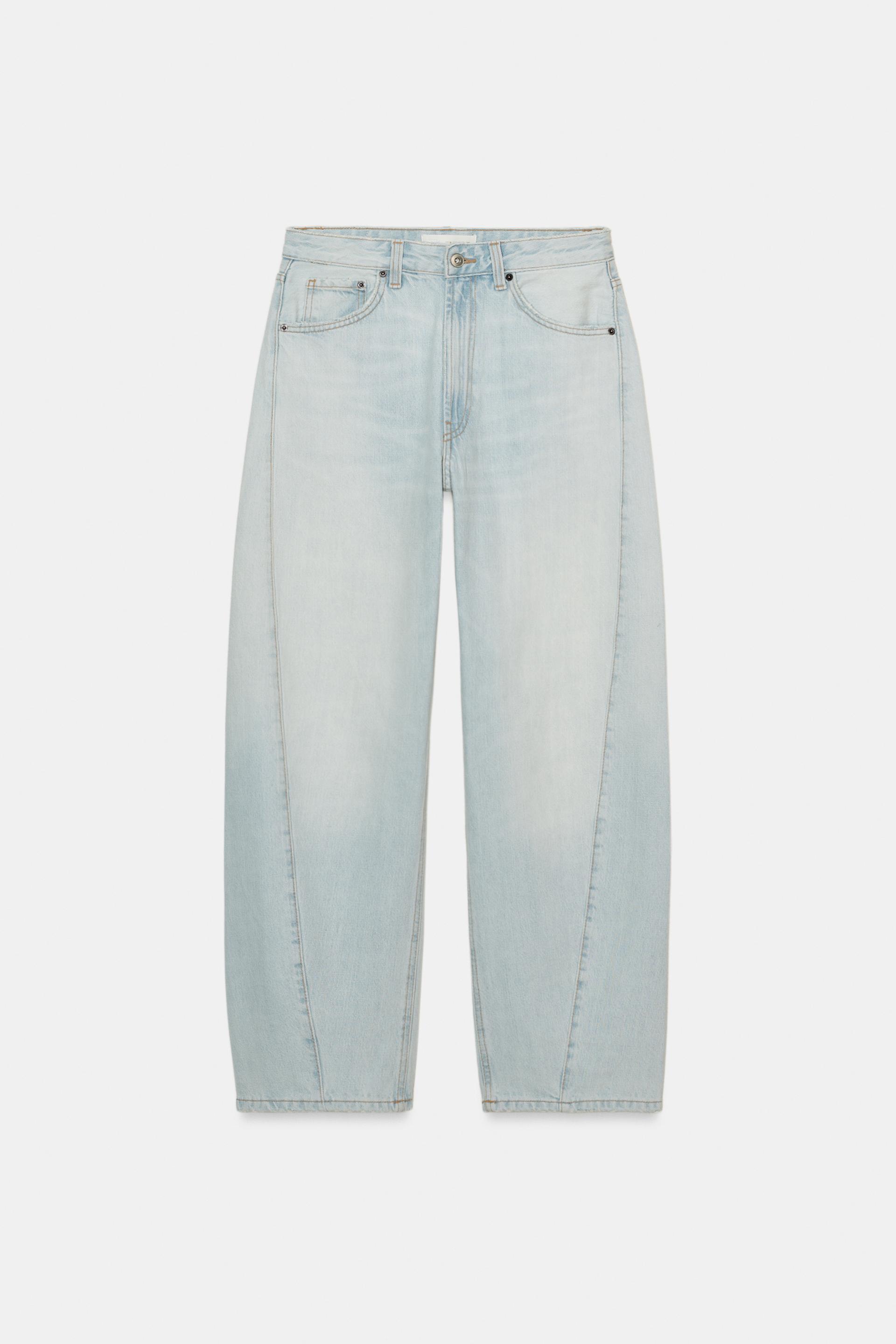 TRF MID-RISE BAGGY BALLOON JEANS by ZARA