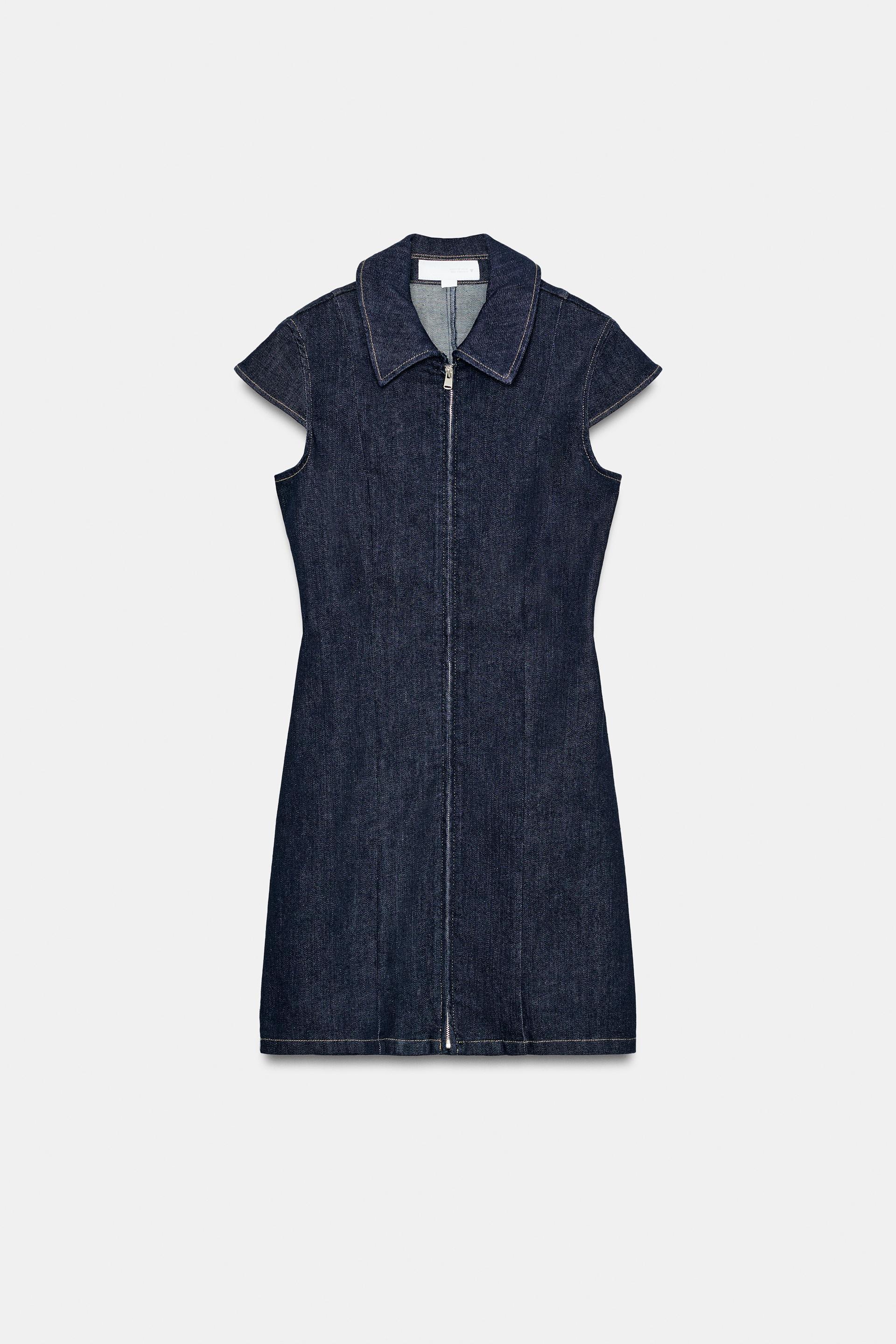 TRF SHORT DENIM DRESS by ZARA