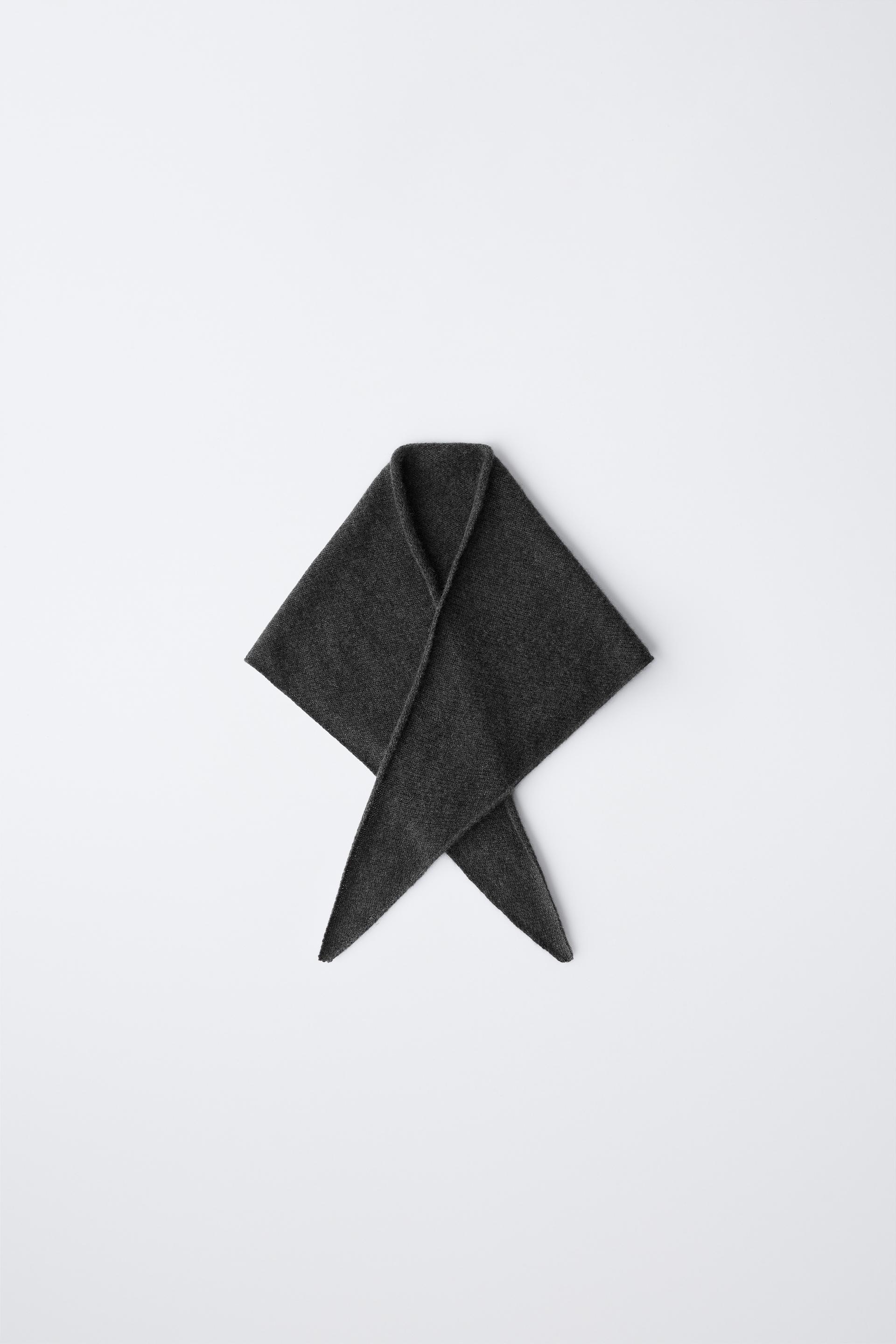 TRIANGULAR 100% CASHMERE SCARF by ZARA