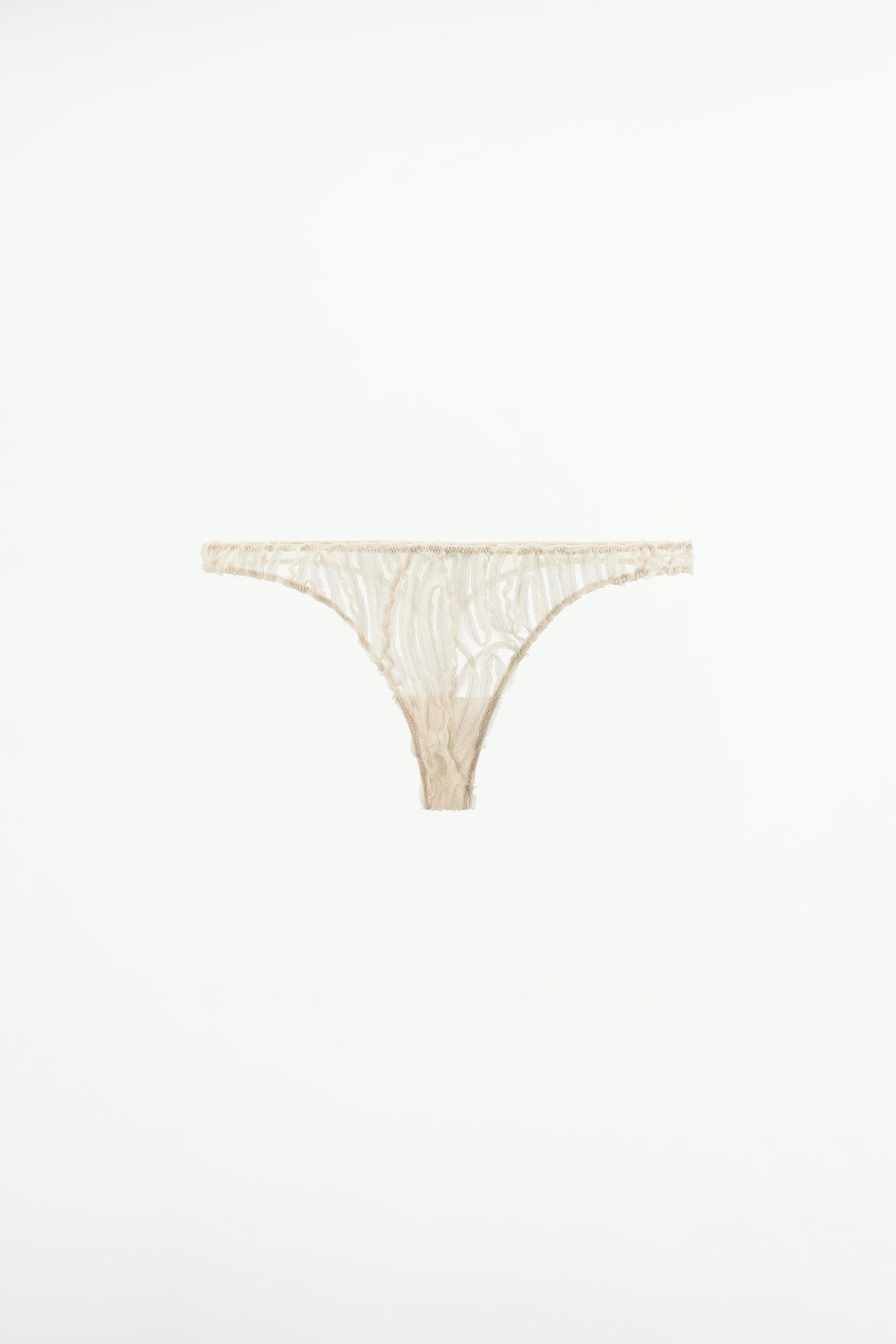 TULLE THONG by ZARA