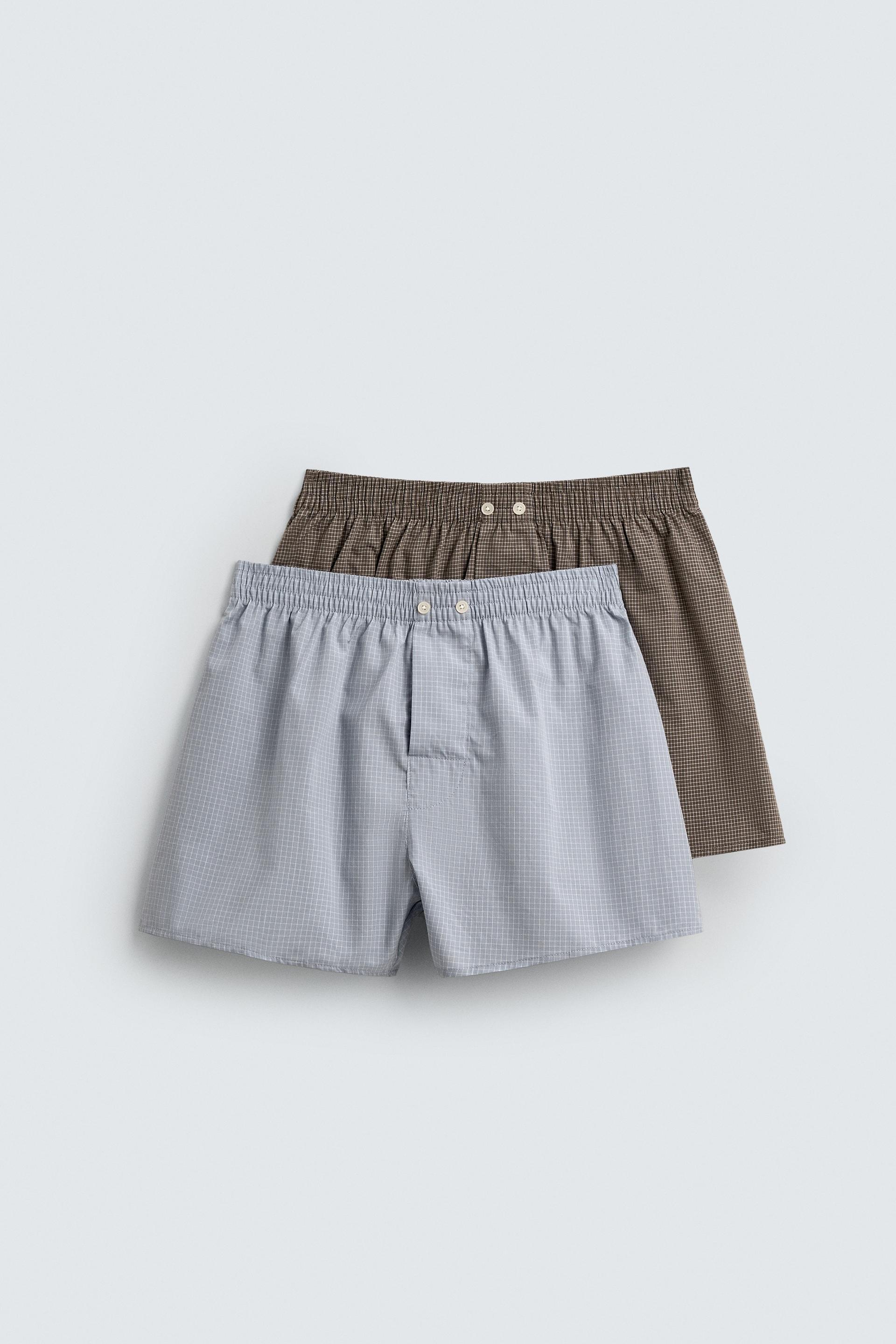 TWO-PACK COMBINED POPLIN BOXERS by ZARA