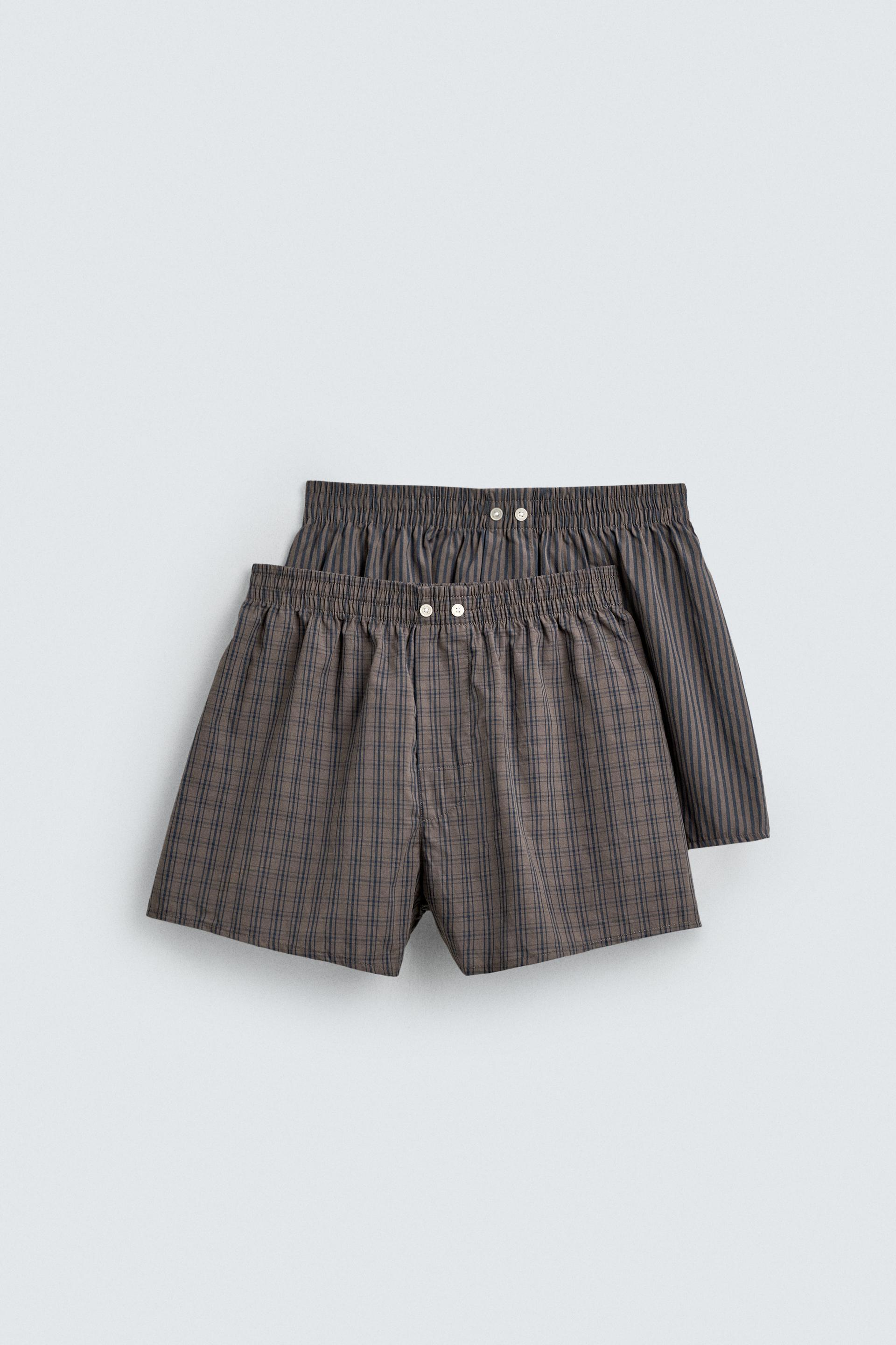 TWO-PACK OF COMBINED POPLIN BOXERS by ZARA