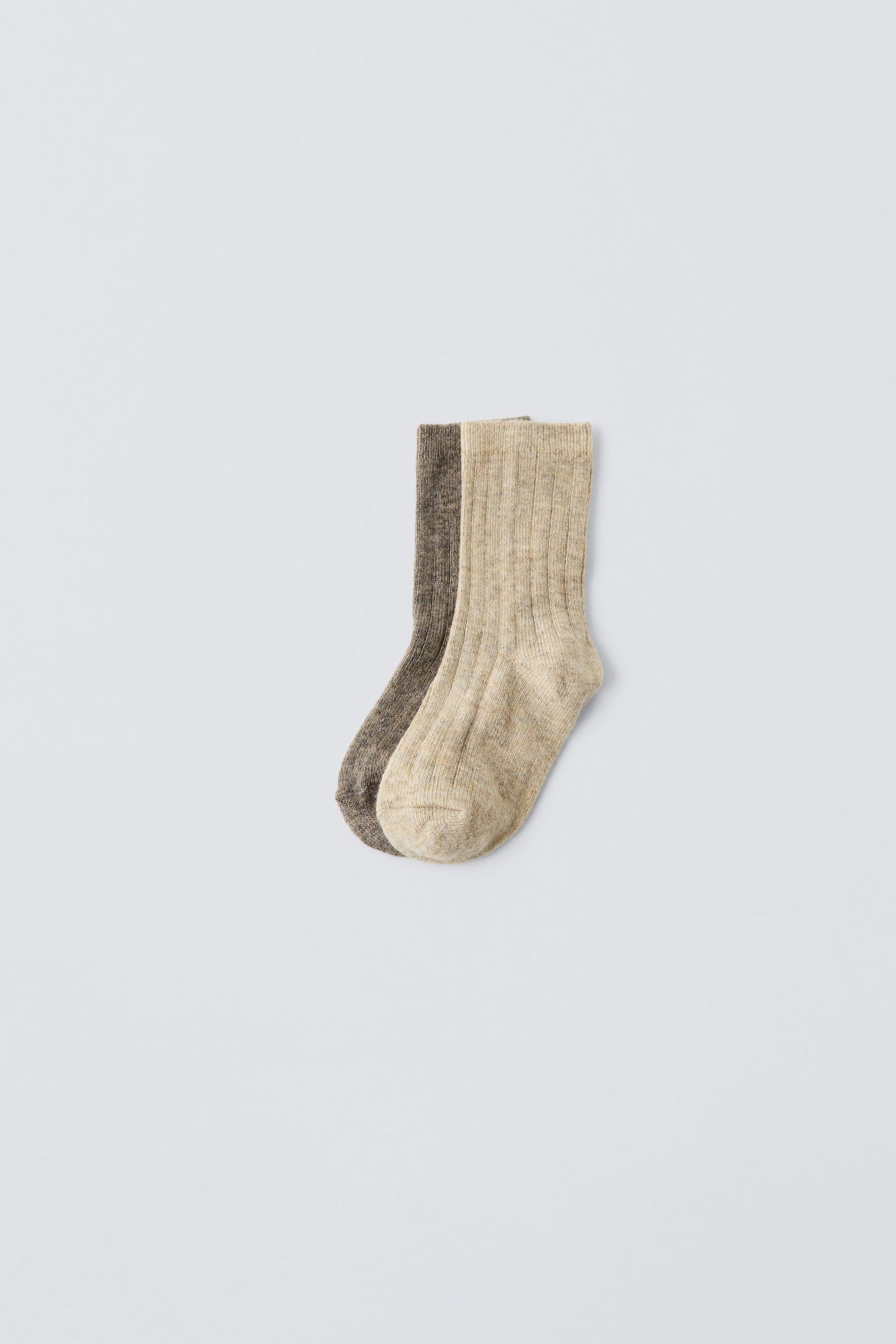 TWO-PACK OF KNIT SOCKS by ZARA