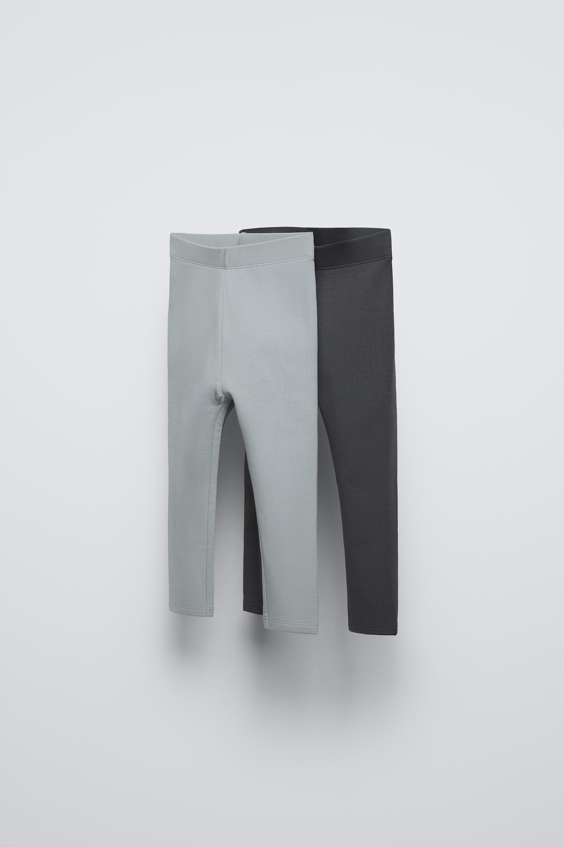 TWO-PACK OF PLAIN LEGGINGS by ZARA