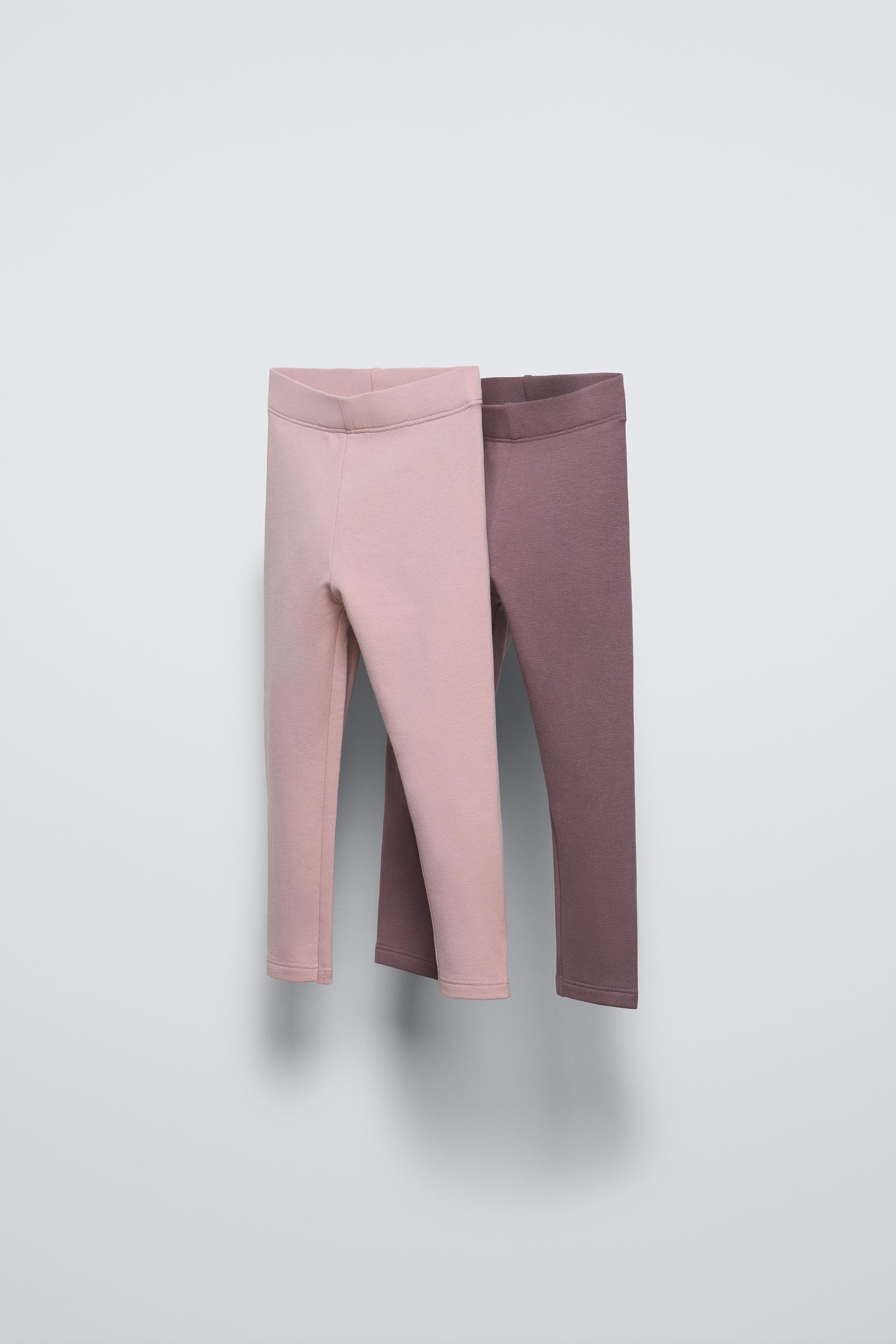 TWO-PACK OF PLAIN LEGGINGS by ZARA