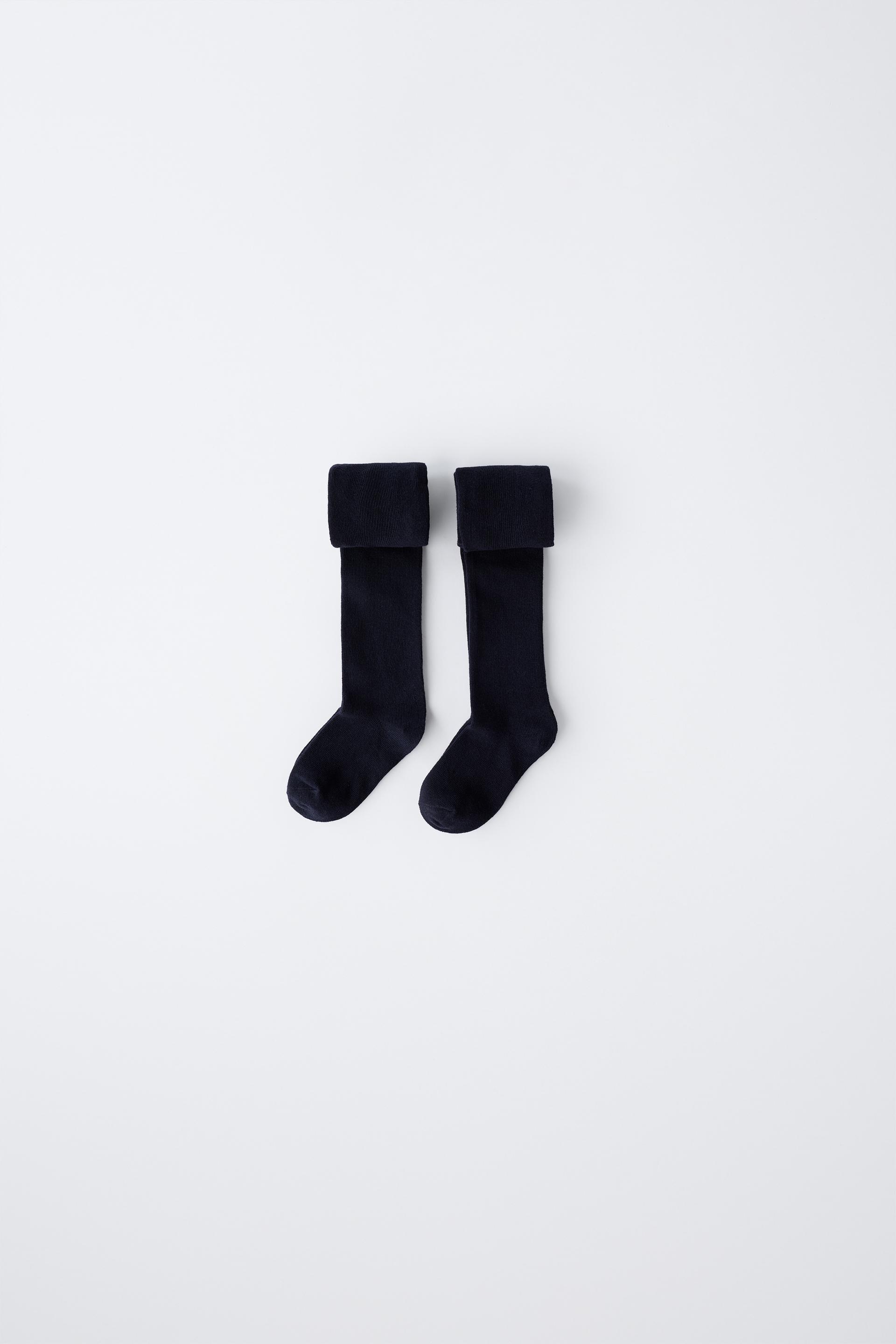 TWO-PACK OF PLAIN TIGHTS by ZARA