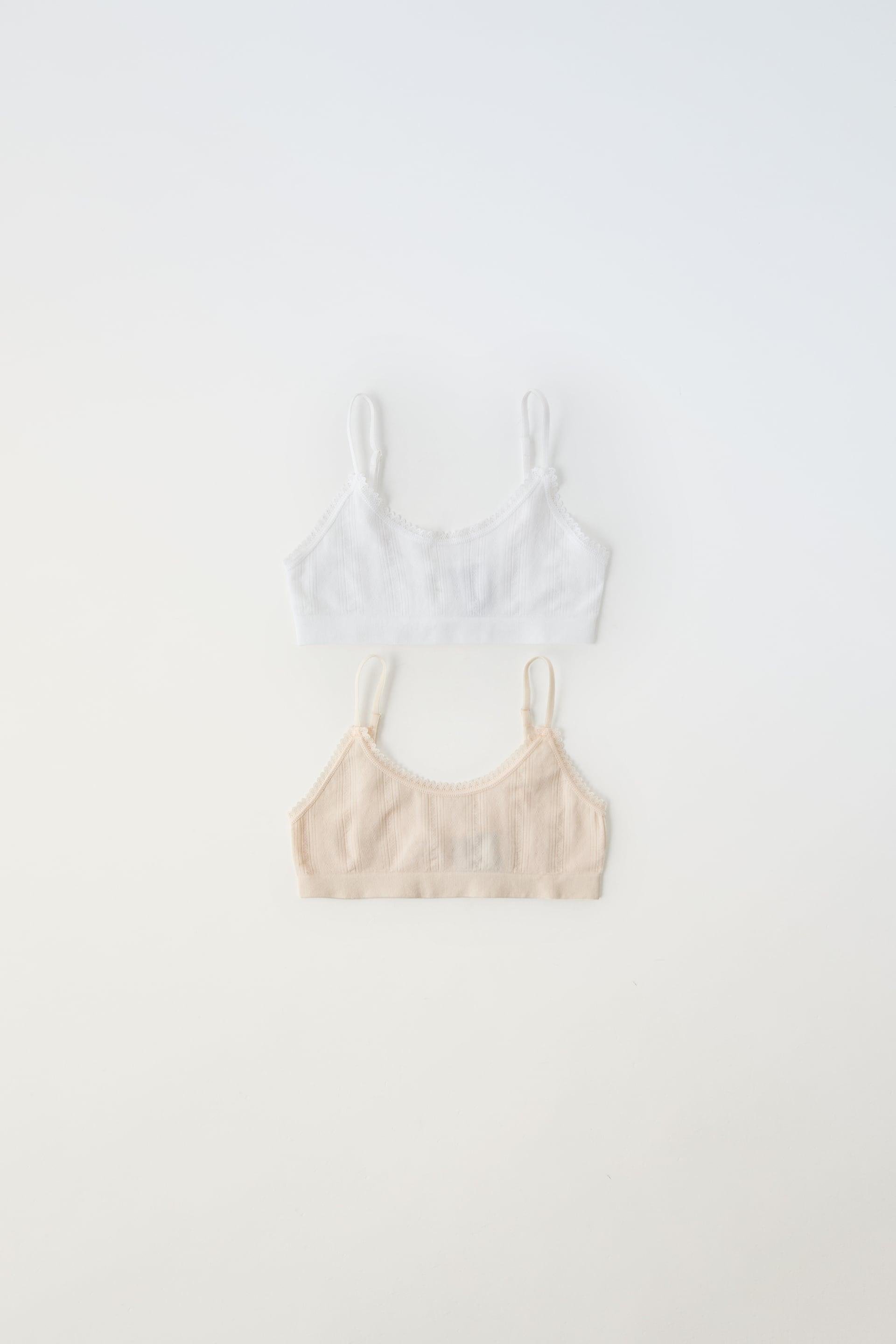 TWO PACK OF SEAMLESS BRALETTES by ZARA