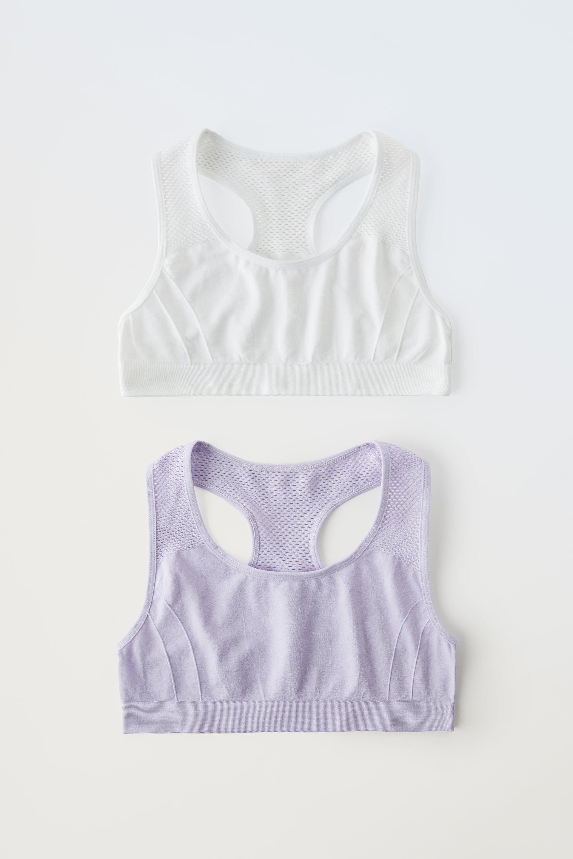 TWO-PACK OF SEAMLESS SPORT BRALETTES by ZARA