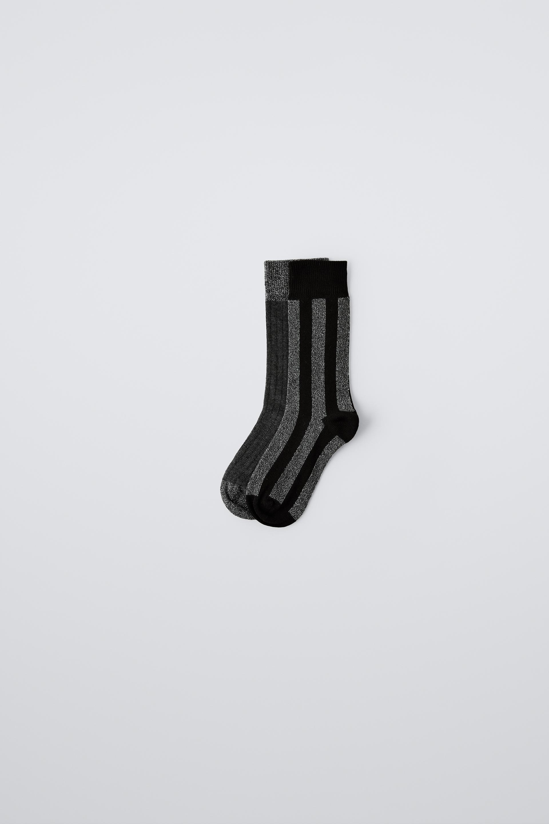 TWO-PACK OF SHIMMER SOCKS by ZARA