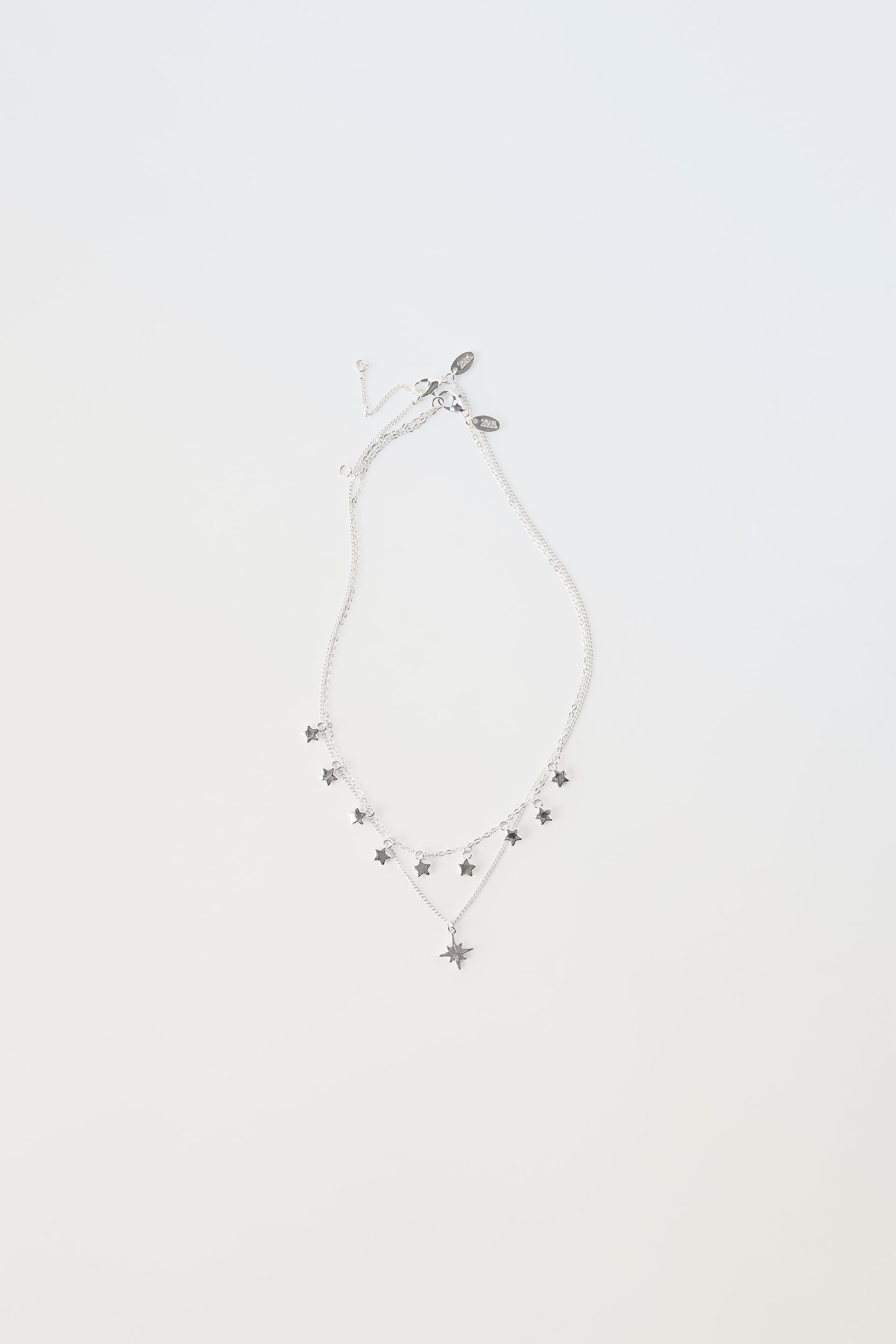 TWO PACK OF STAR NECKLACES by ZARA