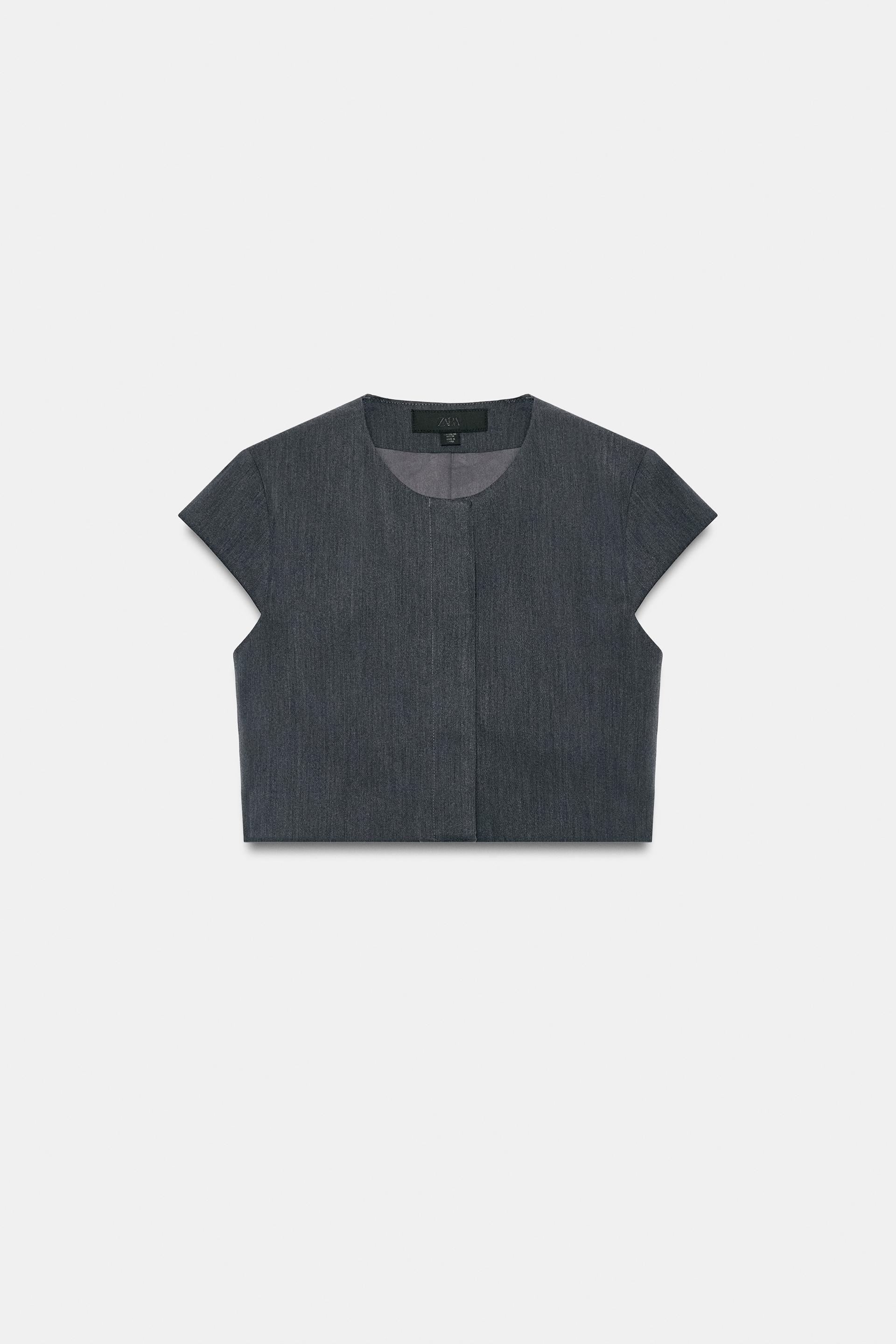 TWO-PIECE CROP TOP by ZARA