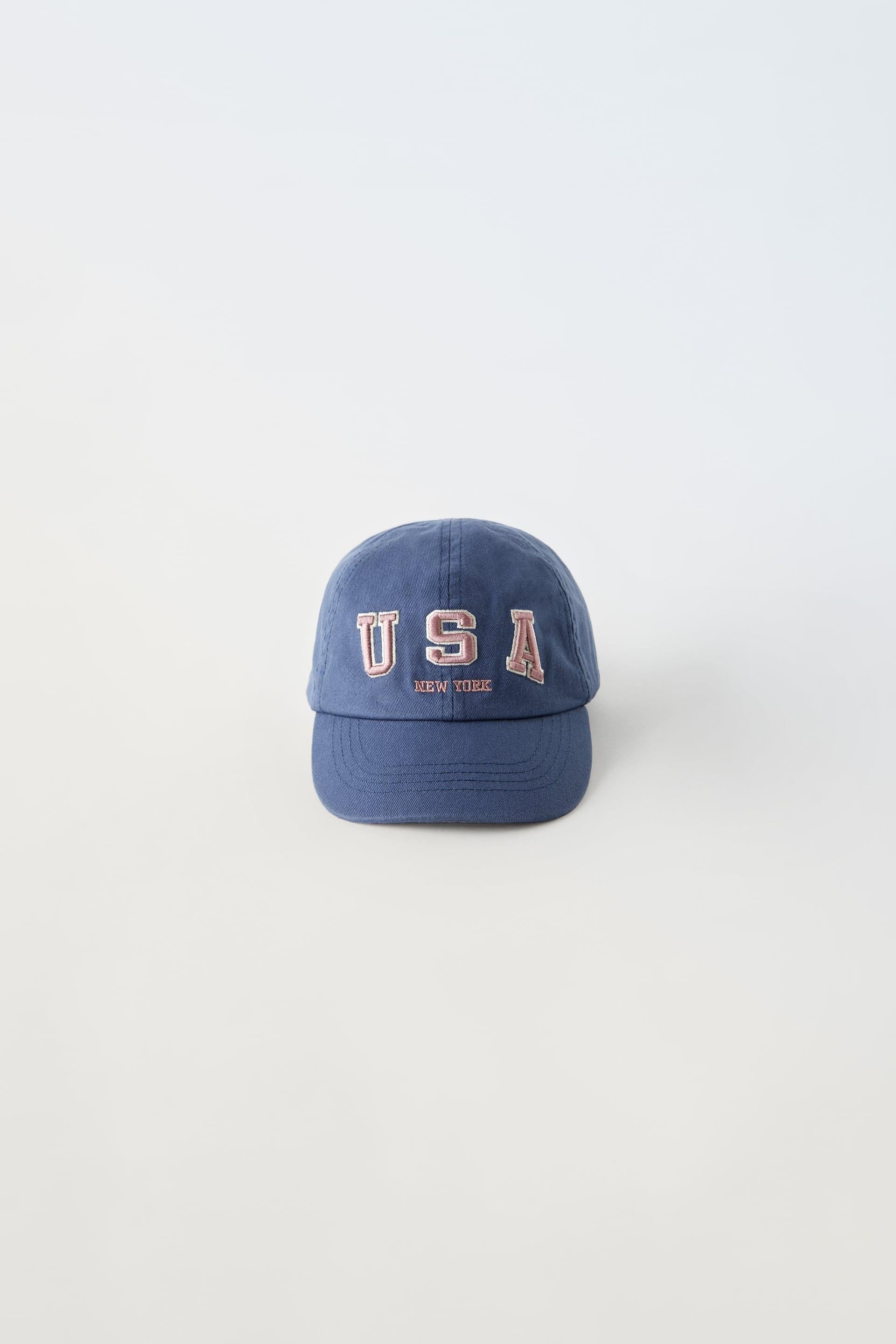 “USA” EMBROIDERED CAP by ZARA