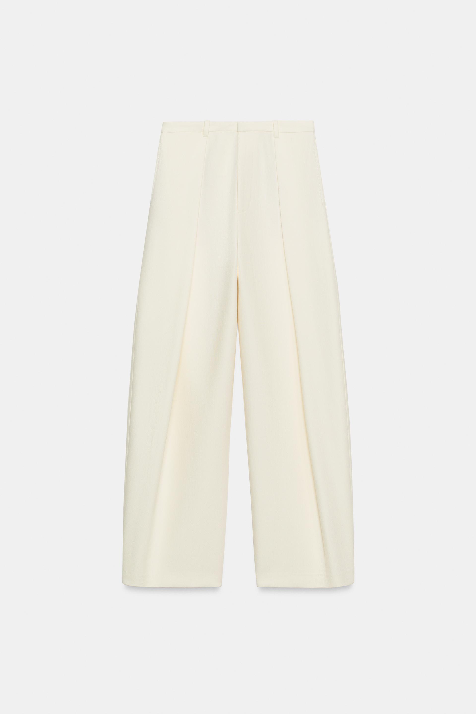 VOLUME PLEATED PANTS by ZARA